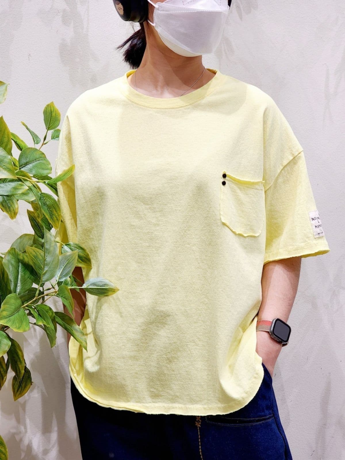 SS Normal 20 Counterlayer Crisp Tee Free Size 77 Available Washed Basic Tee Spring Summer Transitional Short Sleeve Tee - 이미지 10