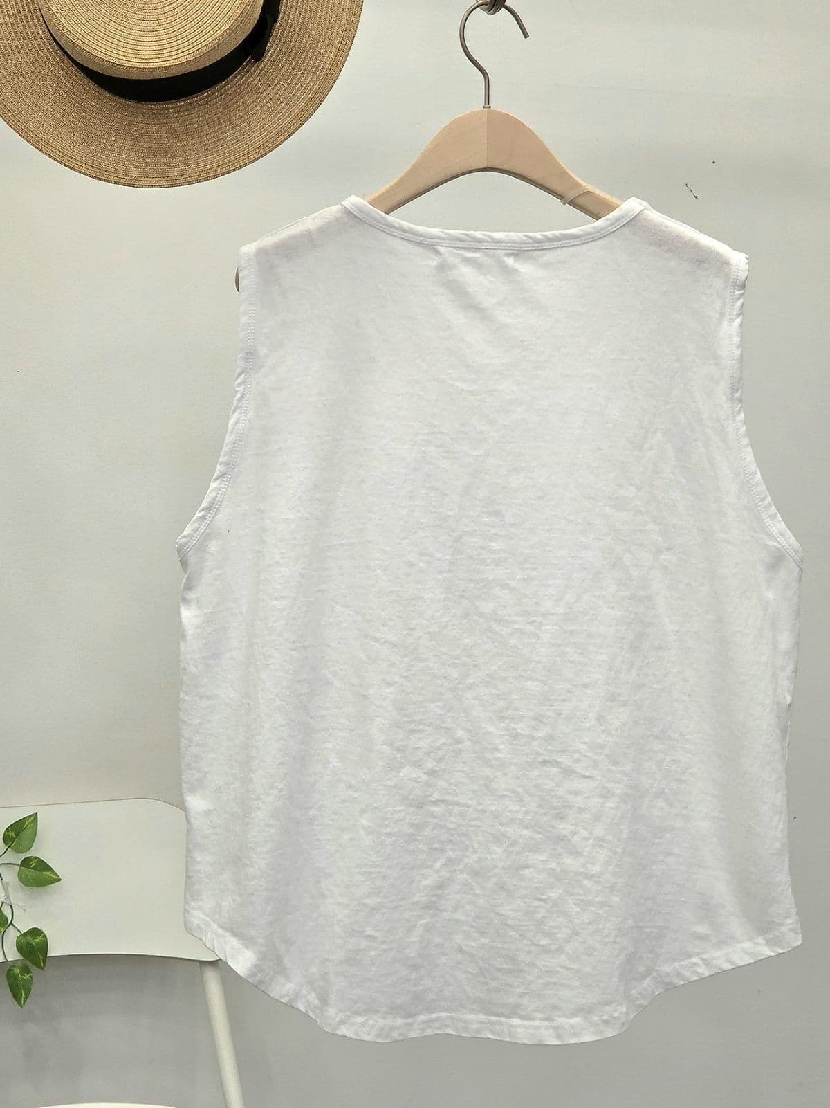 26SS New Arrival) Rounded Sleeveless Top (Free Size 77 Fit) All-season Sleeveless Top, Layering, Basic Sleeveless Top - 이미지 7