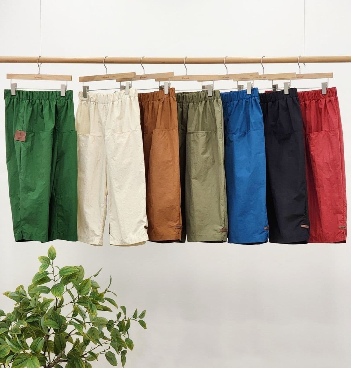 26SS) Summer Cool Vintage Slit 3/4 Length Pants Free Size (Suitable for Size 77) Summer Pants, Shake Off, Crispy - 이미지 2