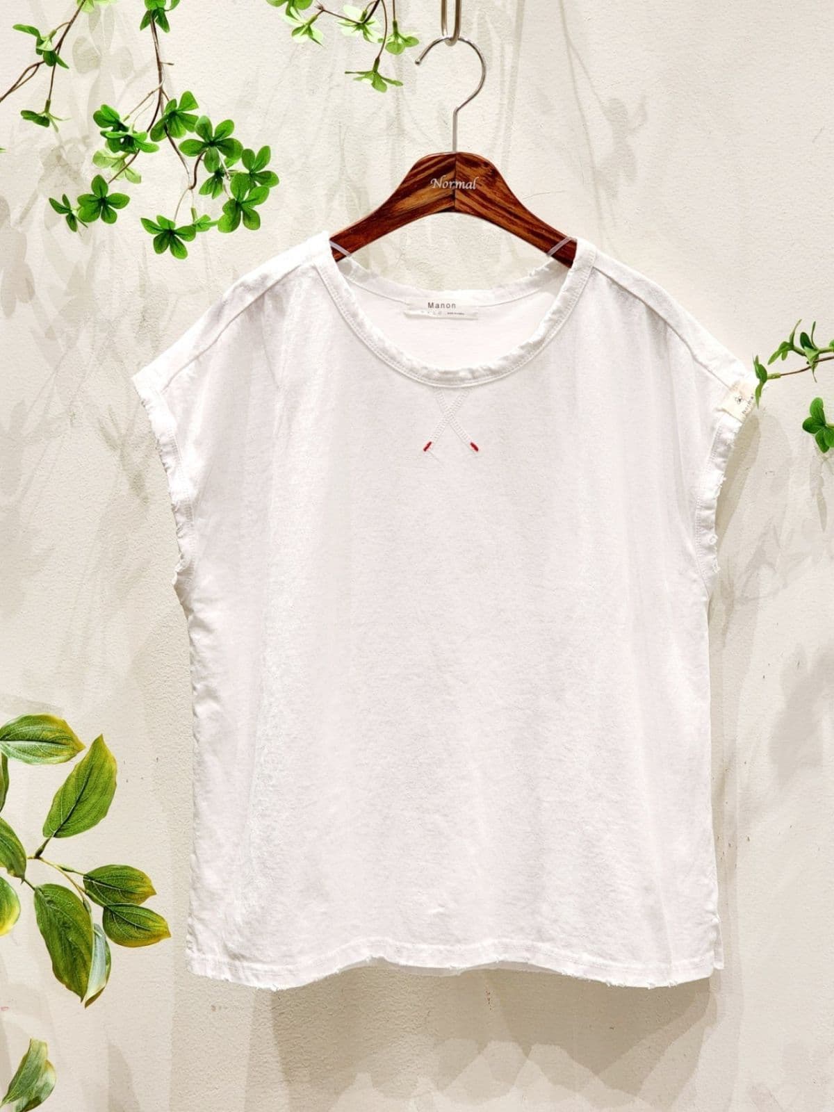 Four Seasons SS) Vintage Sleeveless Top (Free Size 77 Available) Basic T-shirt, Plain T-shirt, Sleeveless Summer T-shirt for Inner Wear - 이미지 5