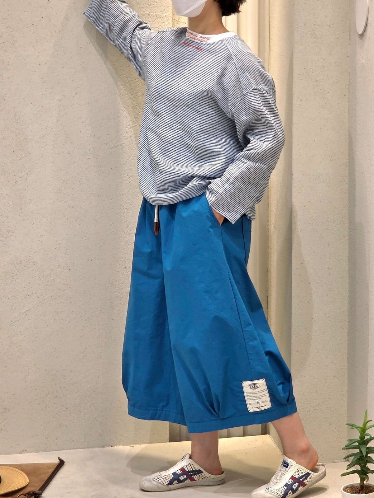 26SS) 40 Biomani Knee-length Pants (Skirt-pants) Size 77 Fits Thin Cotton Wide-leg Pants Summer Pants - 이미지 1