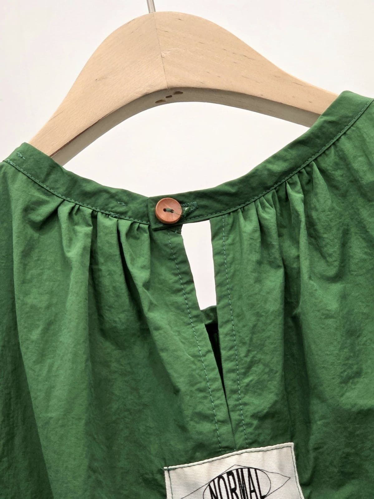 26SS) Vintage Shirred Relaxed Long Dress Size 77.5 Summer Dress Rustling Vacation - 이미지 7
