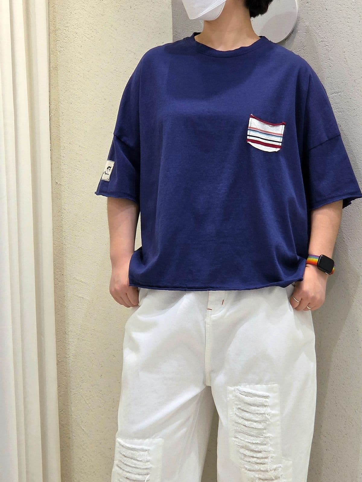 26SS New Arrival) Saekdong Pocket Tee, Free Size (77) Fits Spring/Summer Tee, Summer Short Sleeve Tee, Cotton Tee - 이미지 11