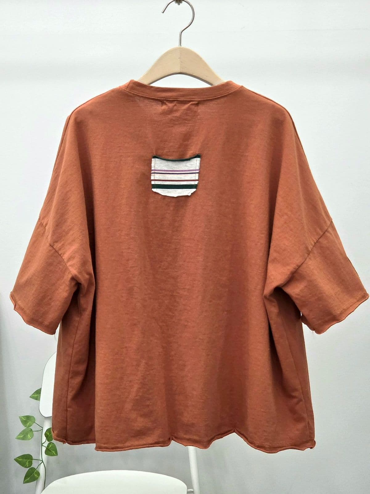 26SS New Arrival) Saekdong Pocket Tee, Free Size (77) Fits Spring/Summer Tee, Summer Short Sleeve Tee, Cotton Tee - 이미지 15
