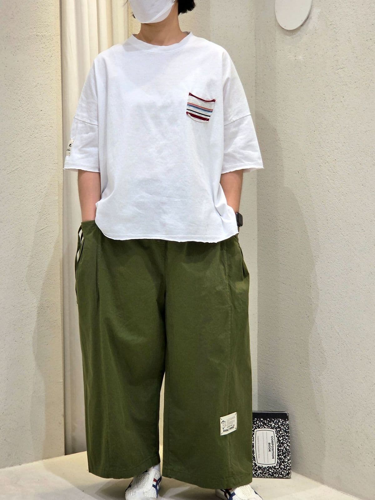 26SS New Arrival) Saekdong Pocket Tee, Free Size (77) Fits Spring/Summer Tee, Summer Short Sleeve Tee, Cotton Tee - 이미지 5