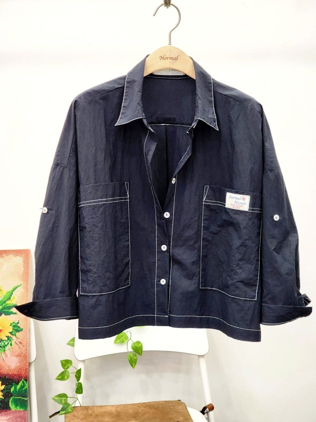 26SS) Sometime Bijo Jacket Free Size 77 Fit Summer Jacket Rustling Ultra-light Summer Shirt - 이미지 20