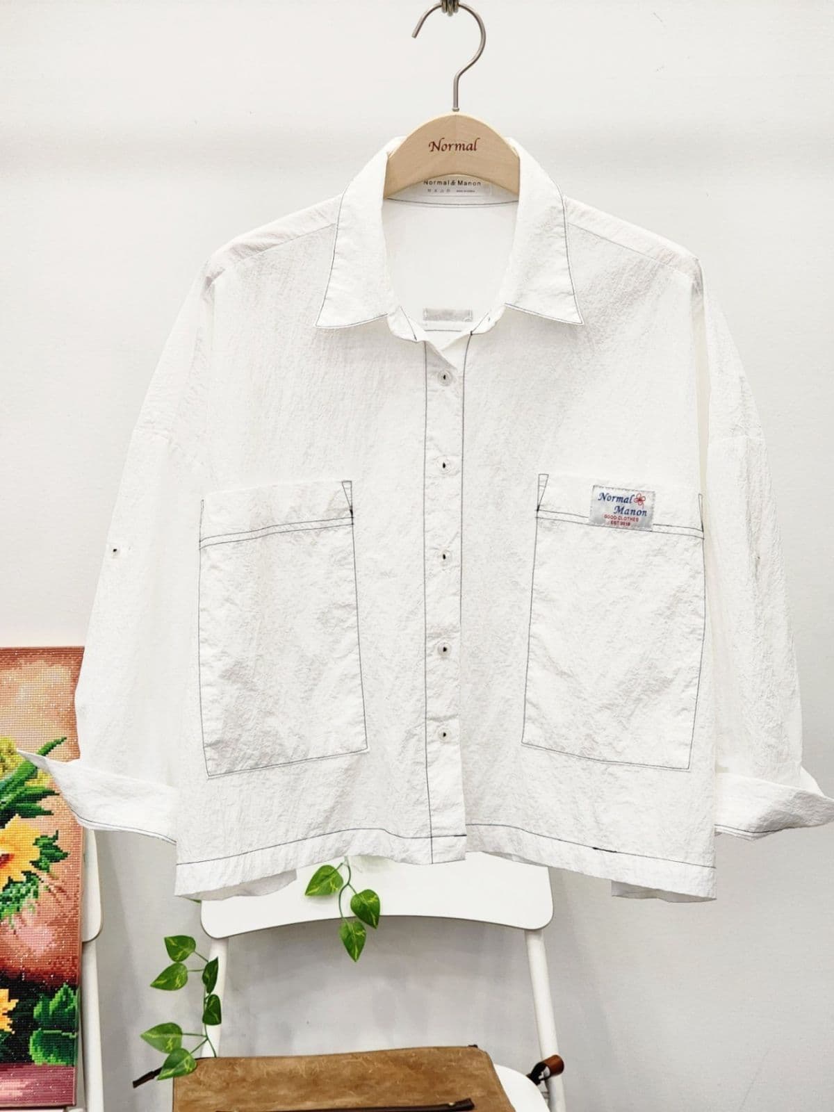 26SS) Sometime Bijo Jacket Free Size 77 Fit Summer Jacket Rustling Ultra-light Summer Shirt - 이미지 19