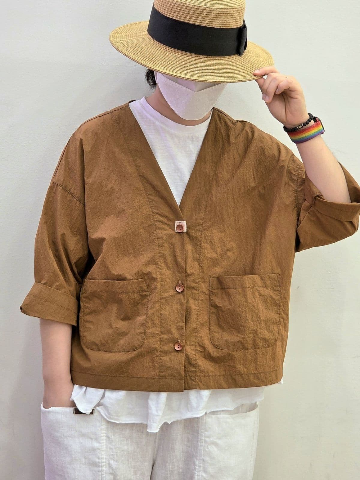 26SS) Cool Time 78 BU Cardigan Free Size (Suitable for Size 77.5) Summer Cardigan Crinkle Ultra-lightweight - 이미지 6