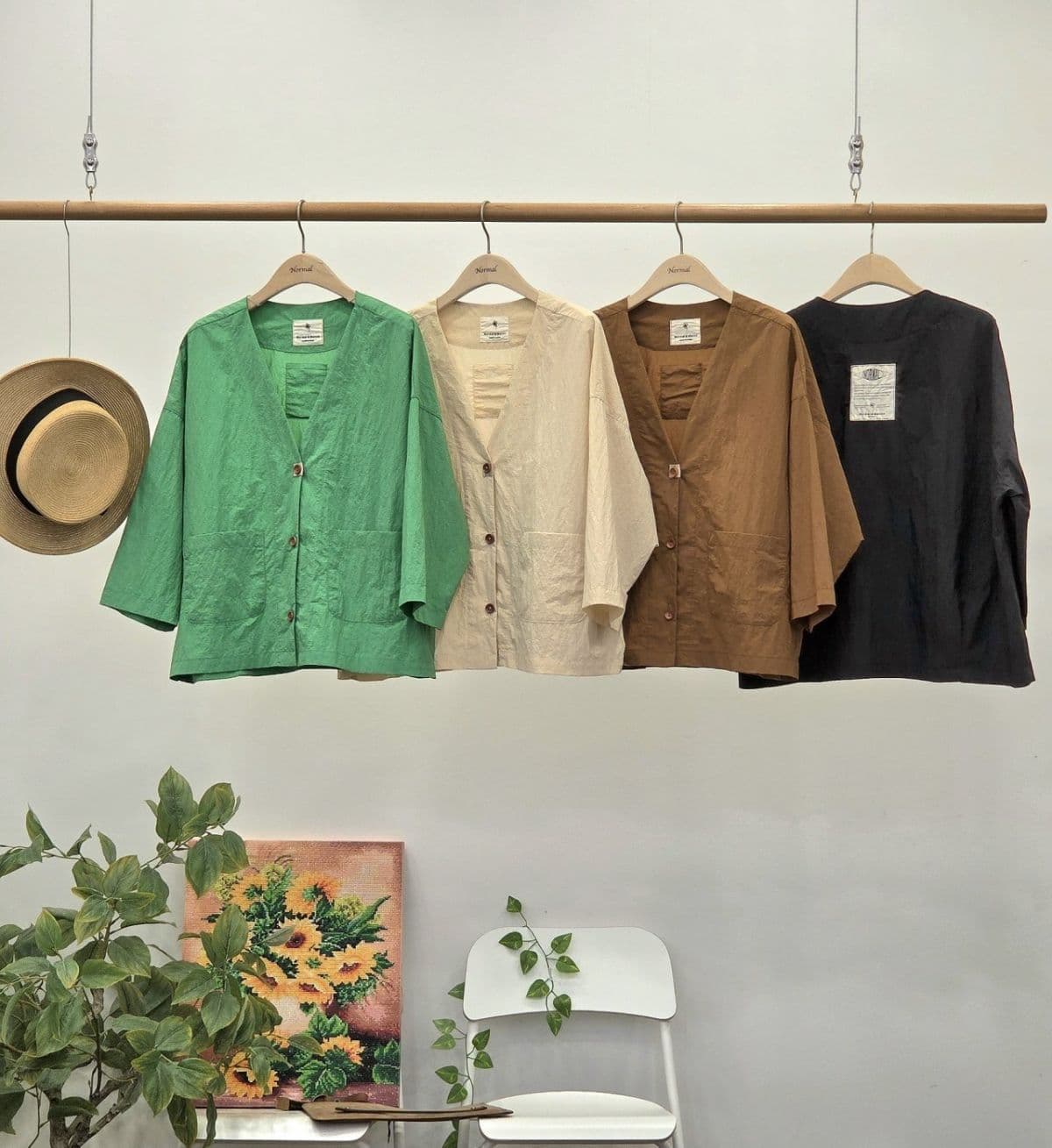 26SS) Cool Time 78 BU Cardigan Free Size (Suitable for Size 77.5) Summer Cardigan Crinkle Ultra-lightweight - 이미지 2