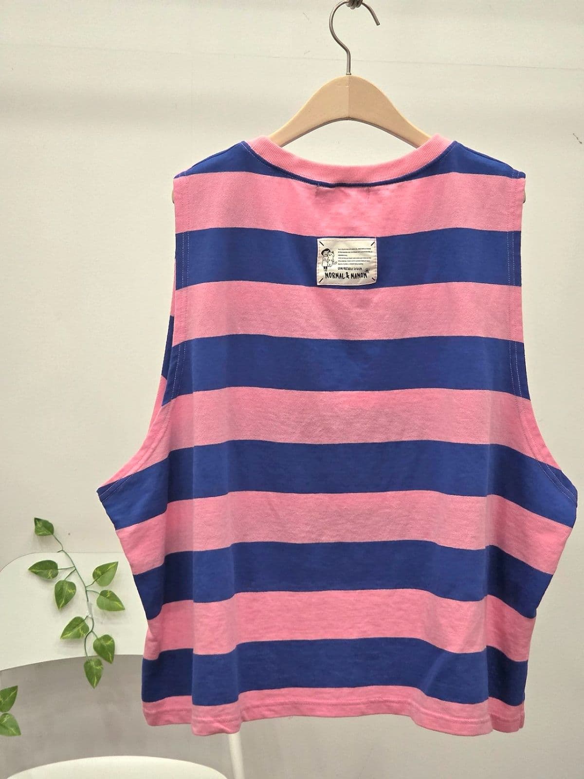 26SS New Arrival) Dengkkang Vest, Fits Size 77.5, Thin Vest, Summer Vest, Striped - 이미지 5