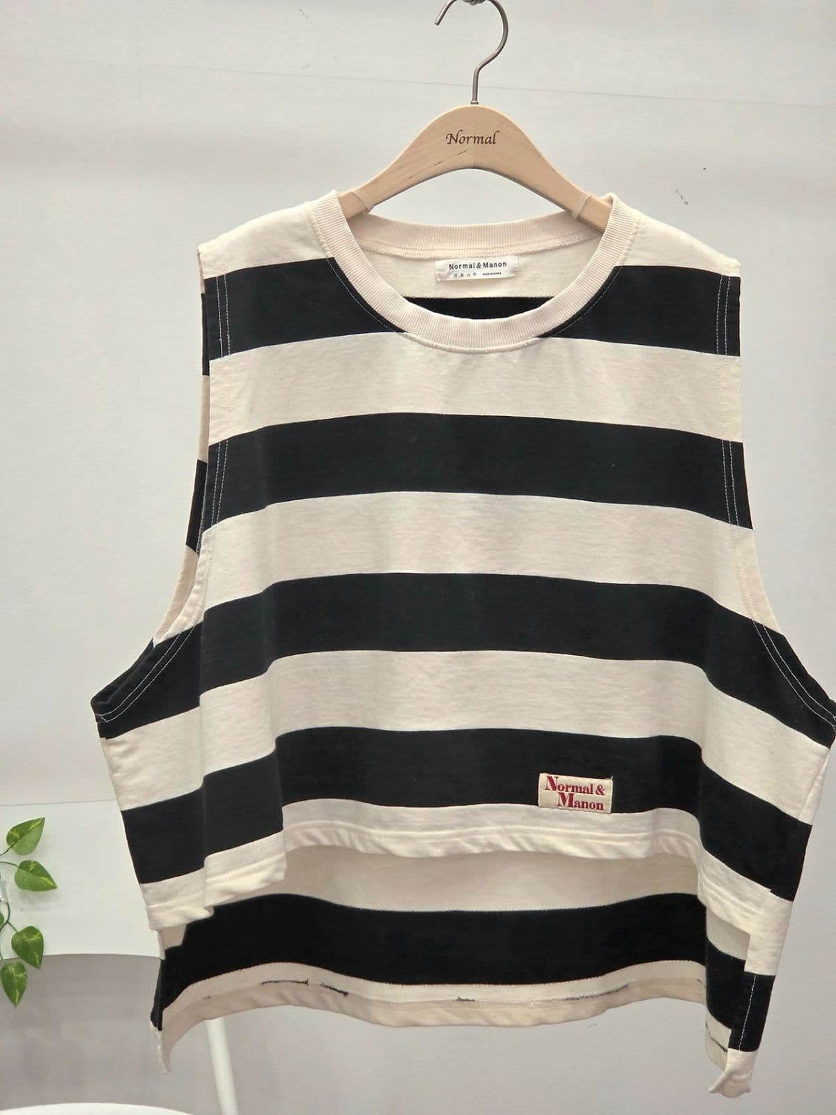 26SS New Arrival) Dengkkang Vest, Fits Size 77.5, Thin Vest, Summer Vest, Striped - 이미지 3