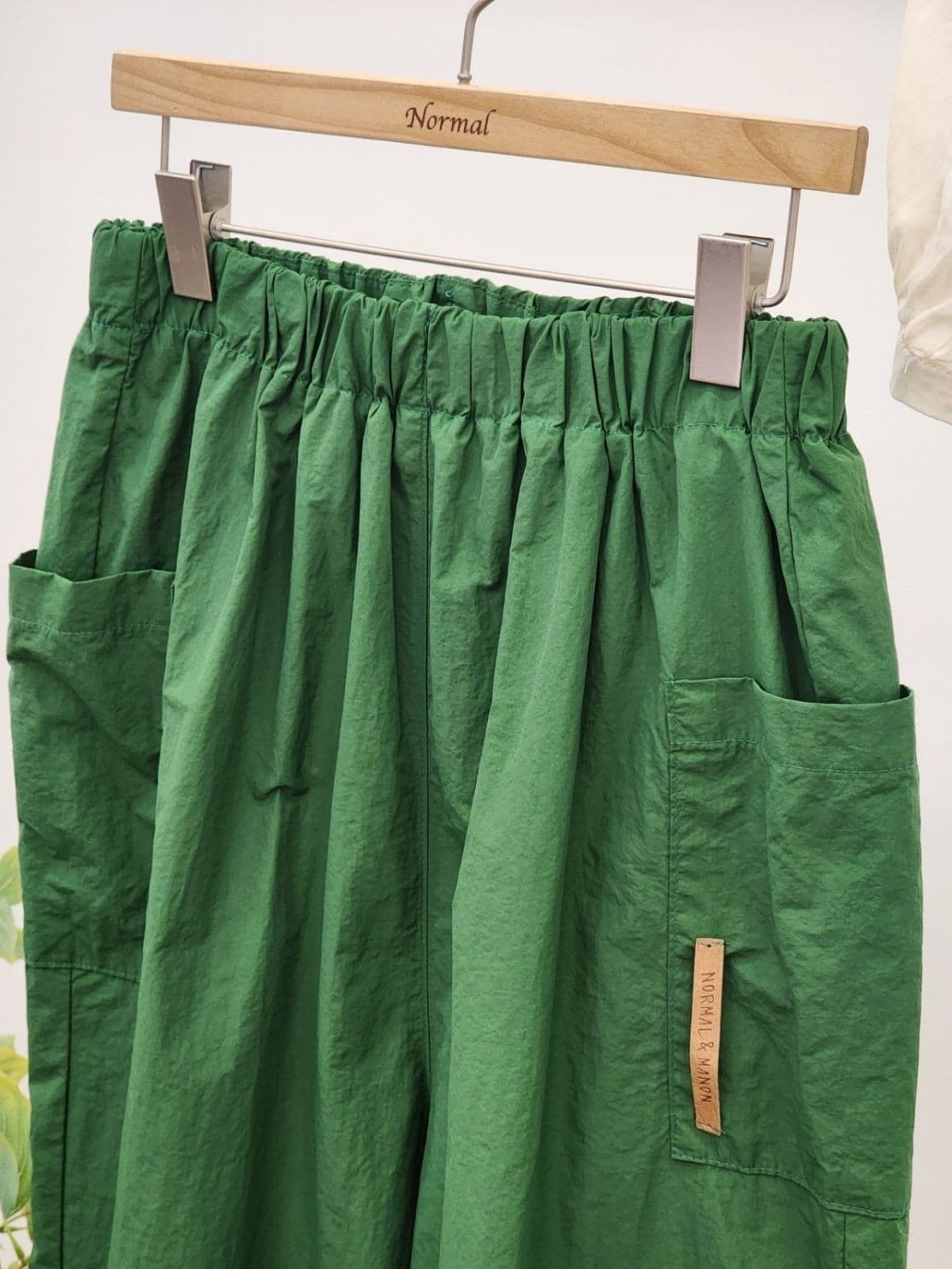 26SS) Summer Cool Vintage Cuff Comfortable Pants Free Size 77 Comfortable Summer Pants Rustling Ultra-lightweight - 이미지 4