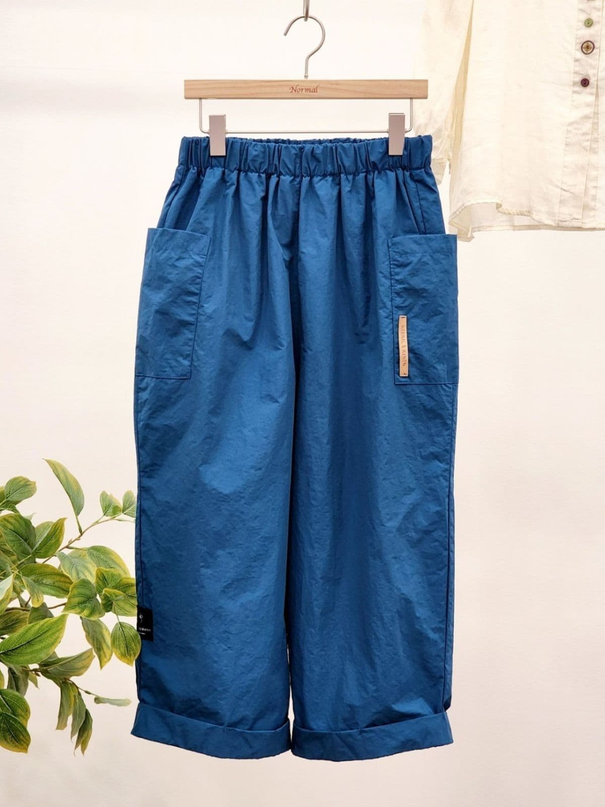 26SS) Summer Cool Vintage Cuff Comfortable Pants Free Size 77 Comfortable Summer Pants Rustling Ultra-lightweight - 이미지 10