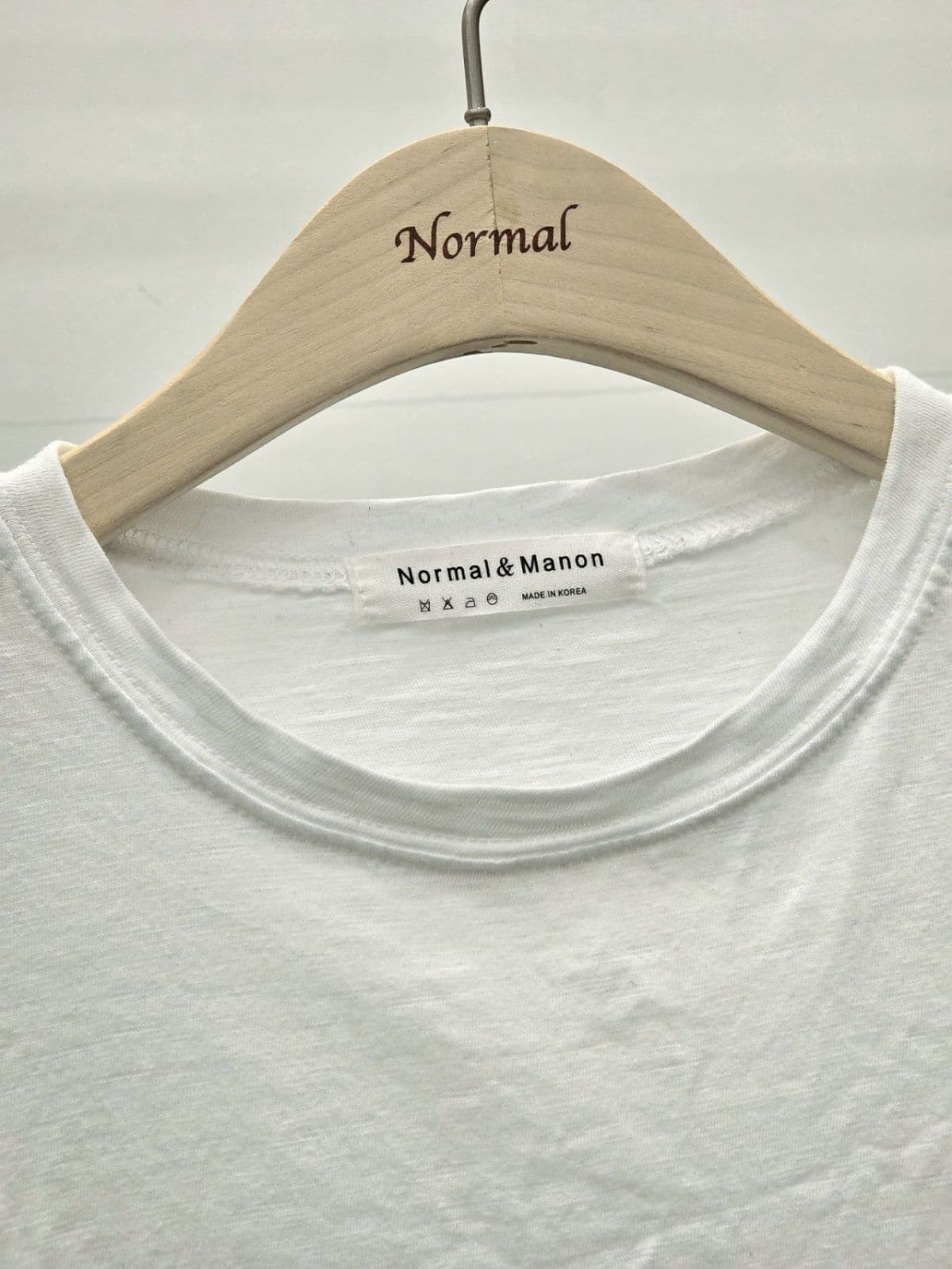 26SS) 30 Slub Frill Relaxed Tee Free Size (Wears Size 77) Spring/Summer Tee Oversized Short Sleeve Tee Layering - 이미지 4