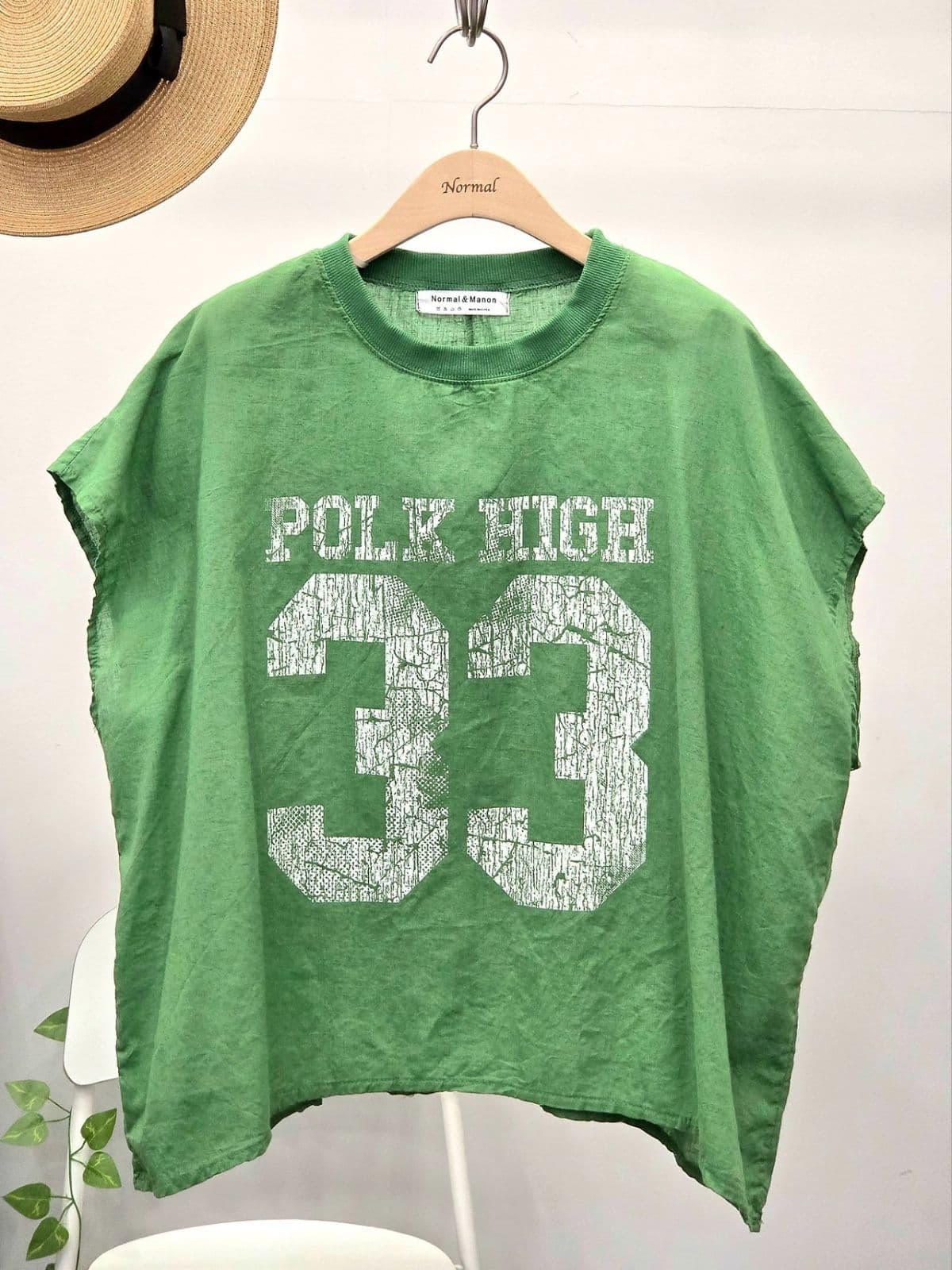 26SS New Arrival) 33 Manasi Blouse Free Size 77 Comfortable Sleeveless Summer Tee Linen - 이미지 4