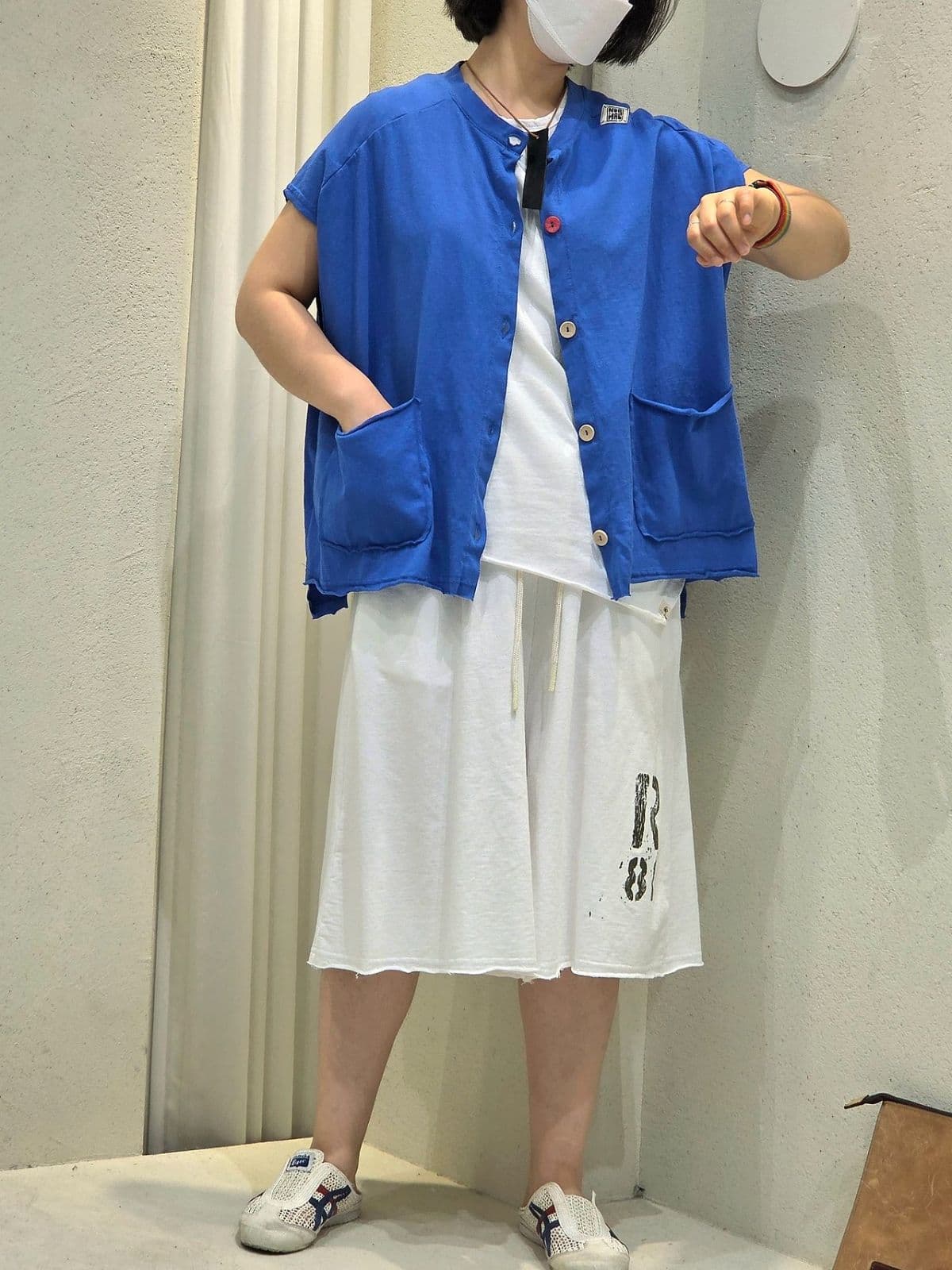26SS New Arrival) Some Point Cardigan Free Size 77 Comfortable Summer Vest Summer Cardigan Summer Outerwear - 이미지 3