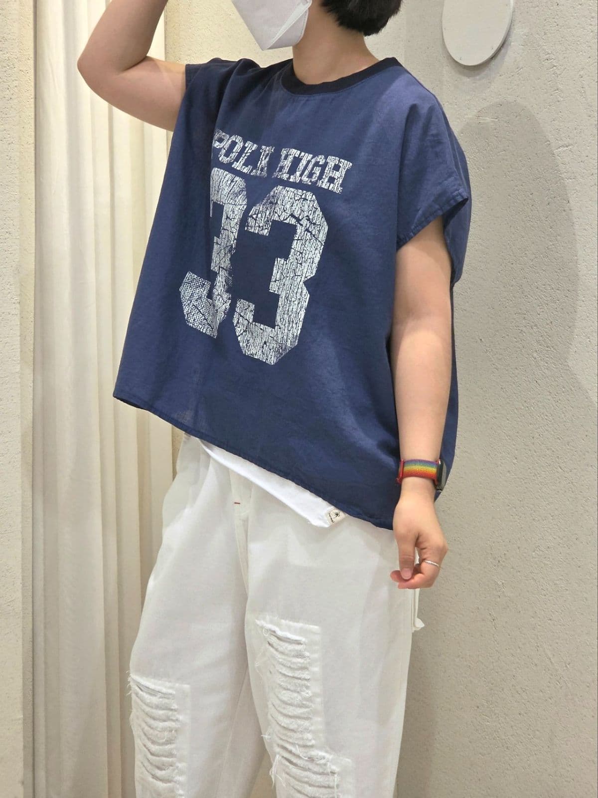 26SS New Arrival) 33 Manasi Blouse Free Size 77 Comfortable Sleeveless Summer Tee Linen - 이미지 15