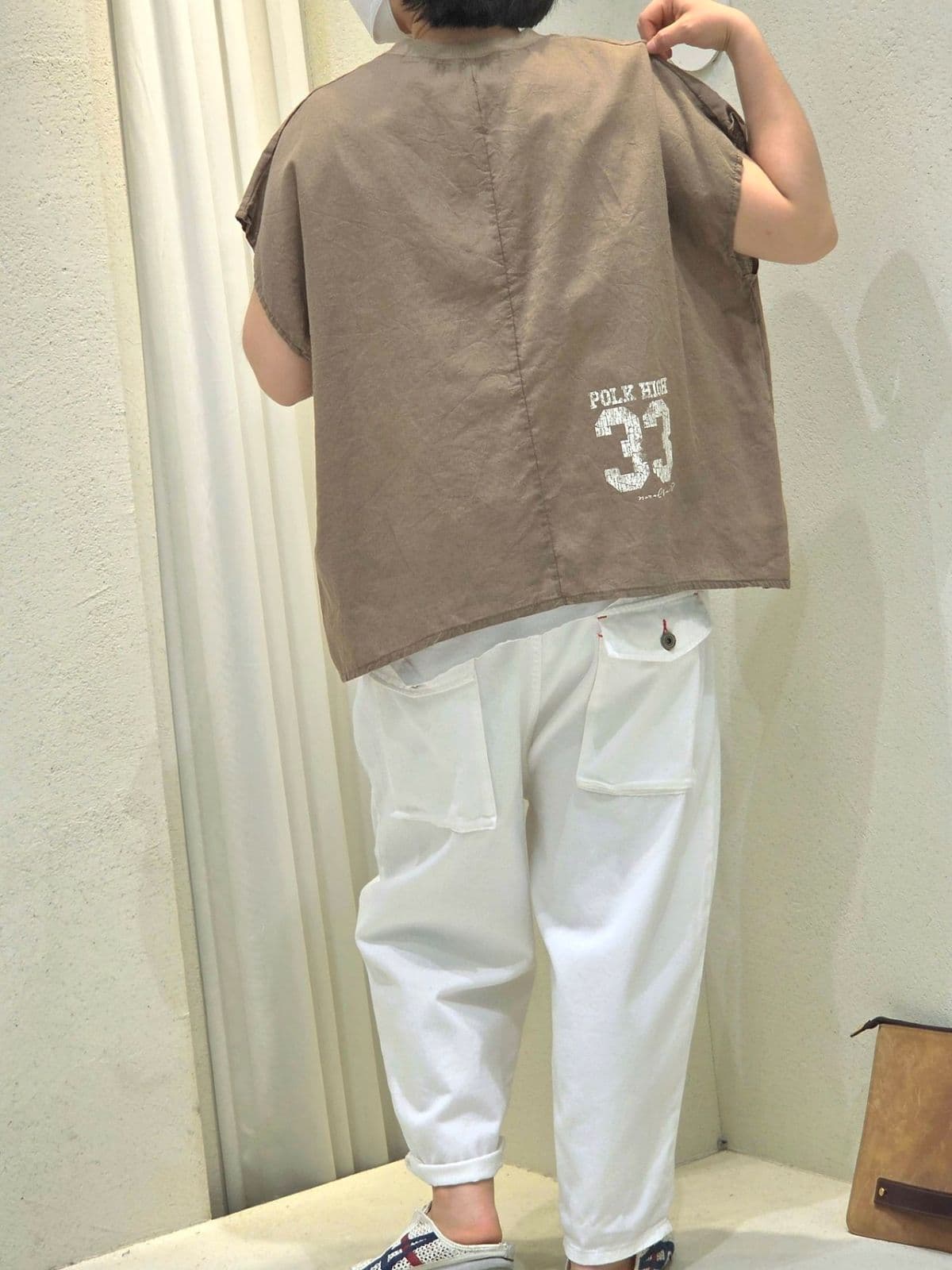 26SS New Arrival) 33 Manasi Blouse Free Size 77 Comfortable Sleeveless Summer Tee Linen - 이미지 14