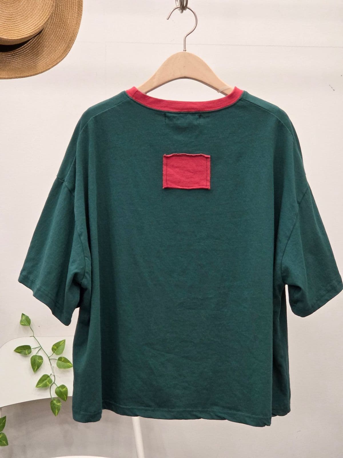 26SS New Arrival) 6-Color Block Tee (Free Size 77 Fit) Summer Color Block Short Sleeve Tee Normal Daily - 이미지 10