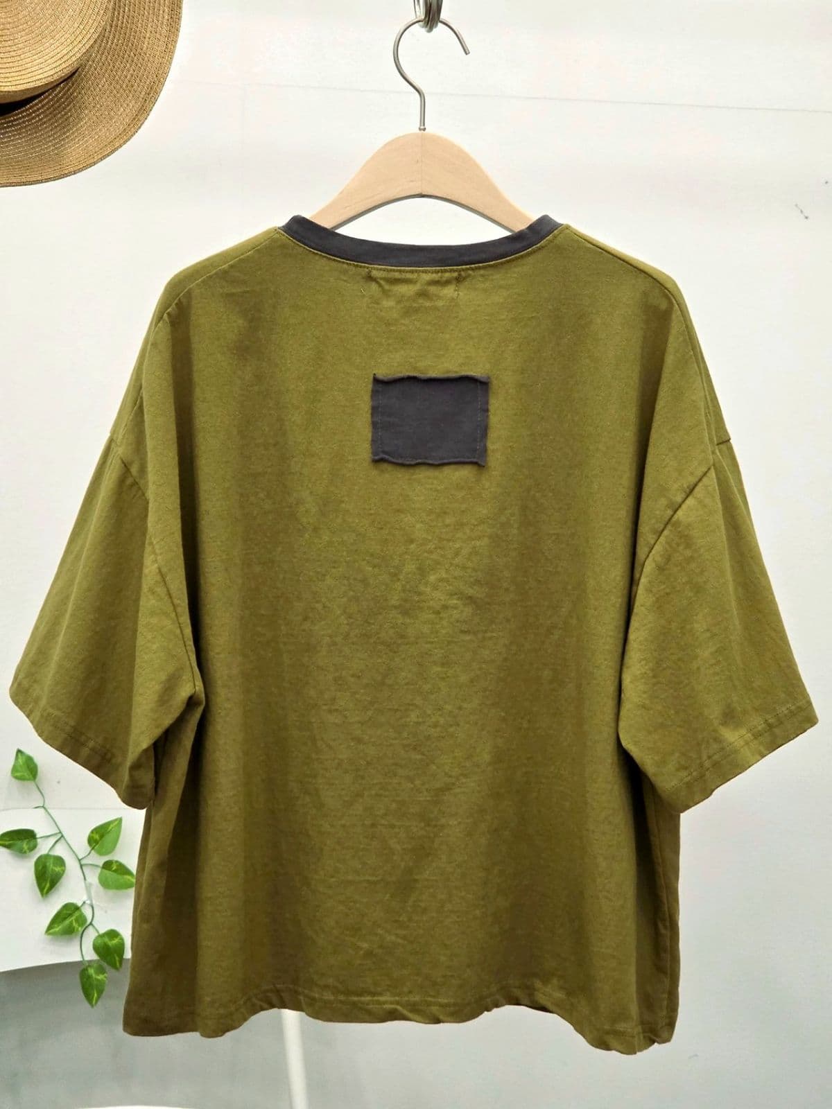 26SS New Arrival) 6-Color Block Tee (Free Size 77 Fit) Summer Color Block Short Sleeve Tee Normal Daily - 이미지 14