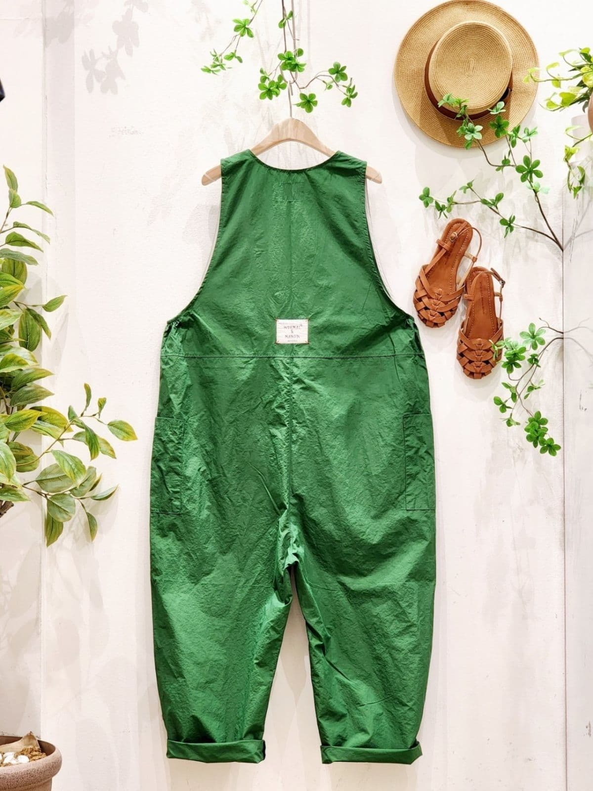 26SS) Summer Cool Vintage Jumpsuit Free Size (Suitable for Size 77.5) Summer Jumpsuit Rustle - 이미지 5
