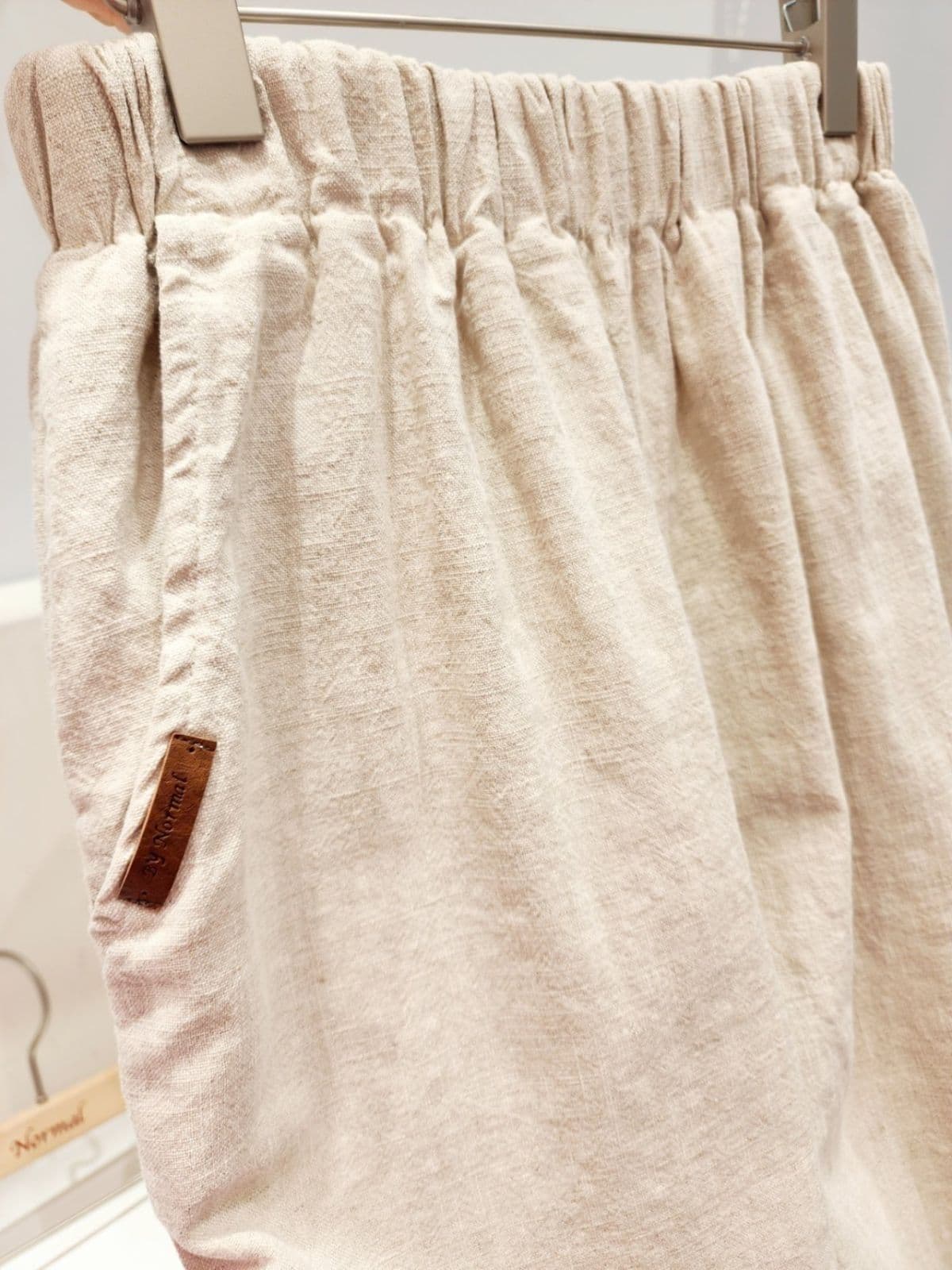 SS) Bio Linen 8-Count Elastic Waist Pants Free Size 66 (Spanish) Spring/Summer Linen Pants Summer Pants - 이미지 12