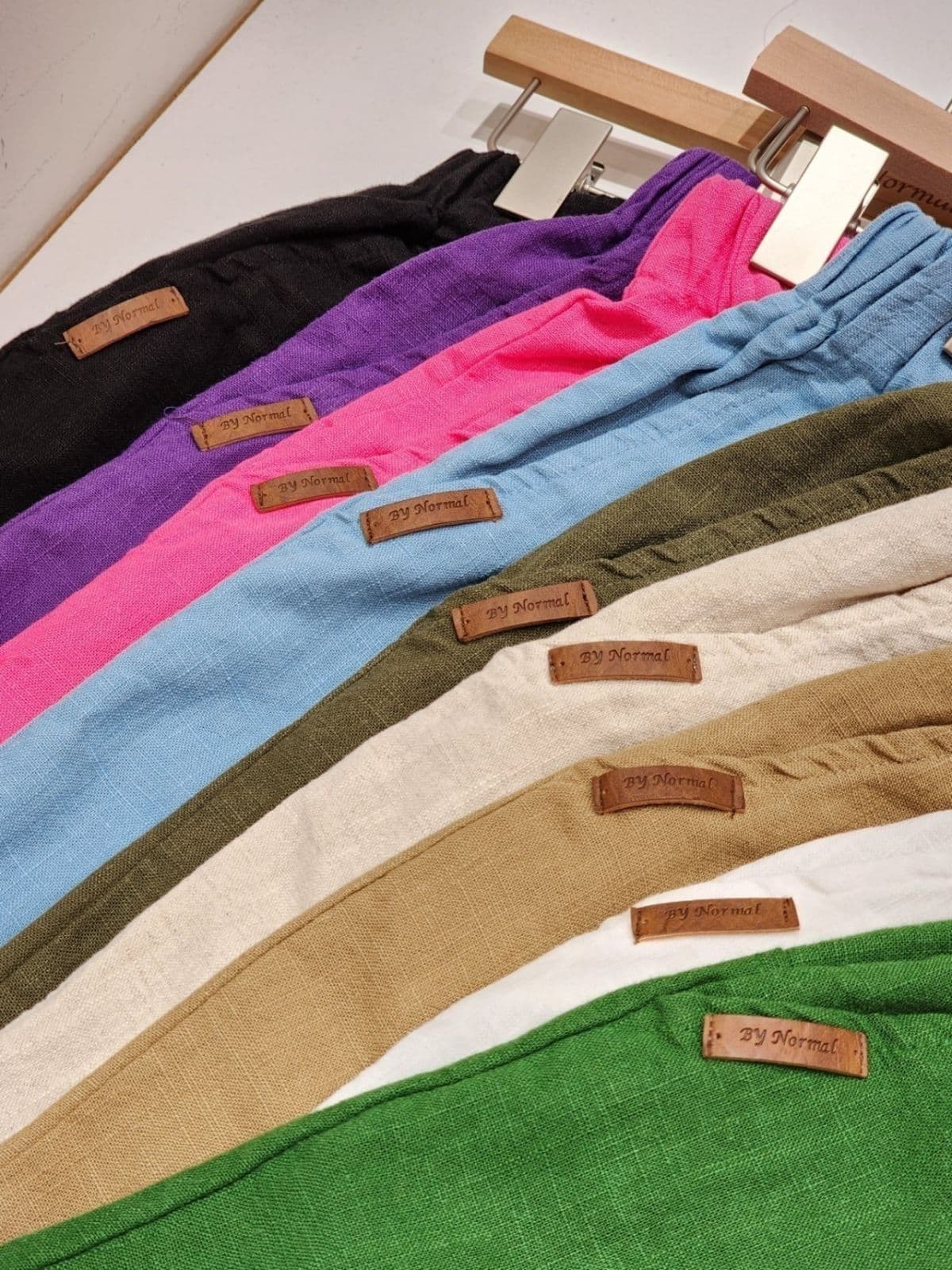 SS) Bio Linen 8-Count Elastic Waist Pants Free Size 66 (Spanish) Spring/Summer Linen Pants Summer Pants - 이미지 2