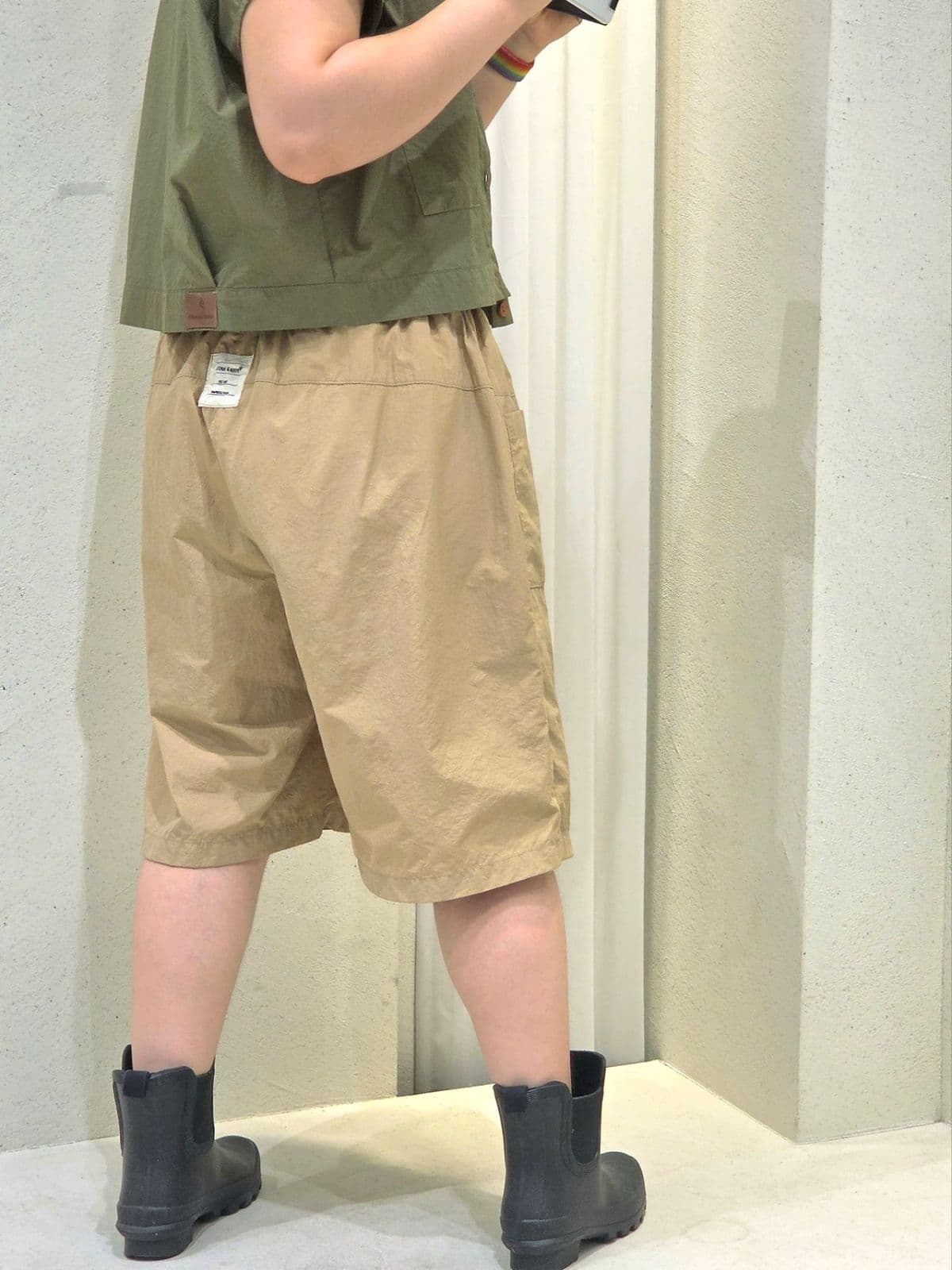 26SS New Arrival) Vintage Wrap Crooked Skirt-shorts Free Size (Fit 77) Summer Crinkly Shorts Normal - 이미지 13