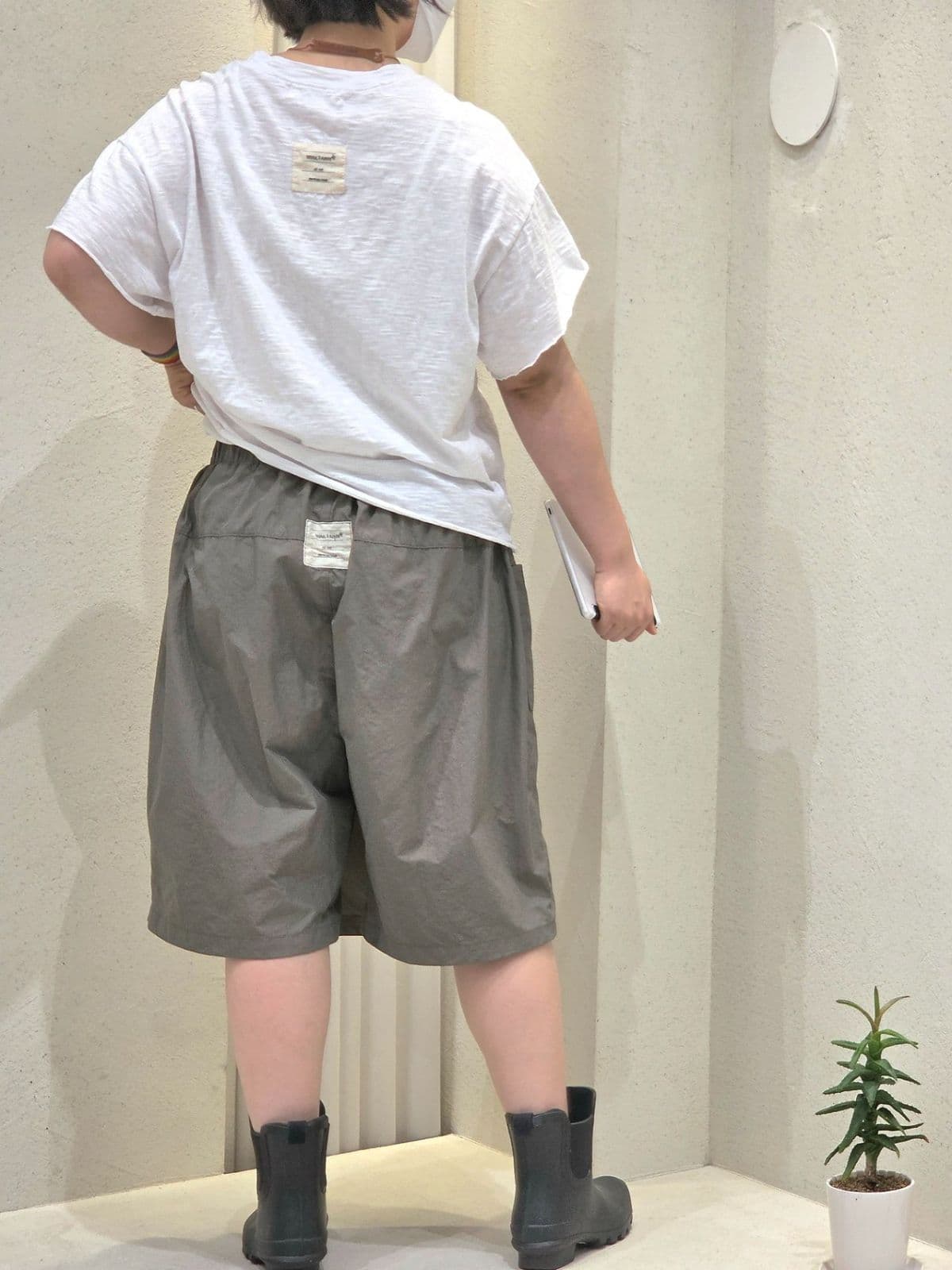 26SS New Arrival) Vintage Wrap Crooked Skirt-shorts Free Size (Fit 77) Summer Crinkly Shorts Normal - 이미지 5