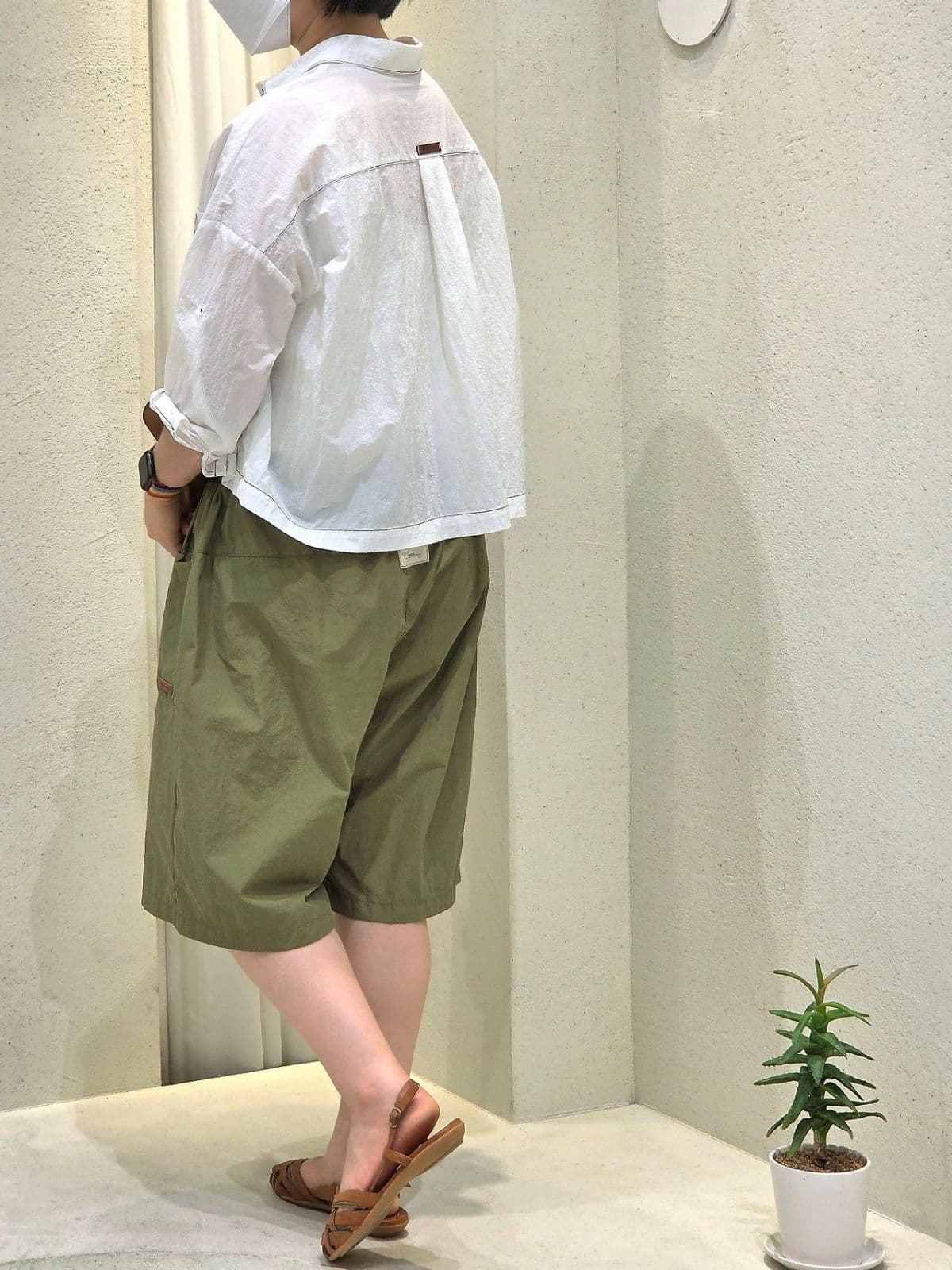 26SS New Arrival) Vintage Wrap Crooked Skirt-shorts Free Size (Fit 77) Summer Crinkly Shorts Normal - 이미지 11
