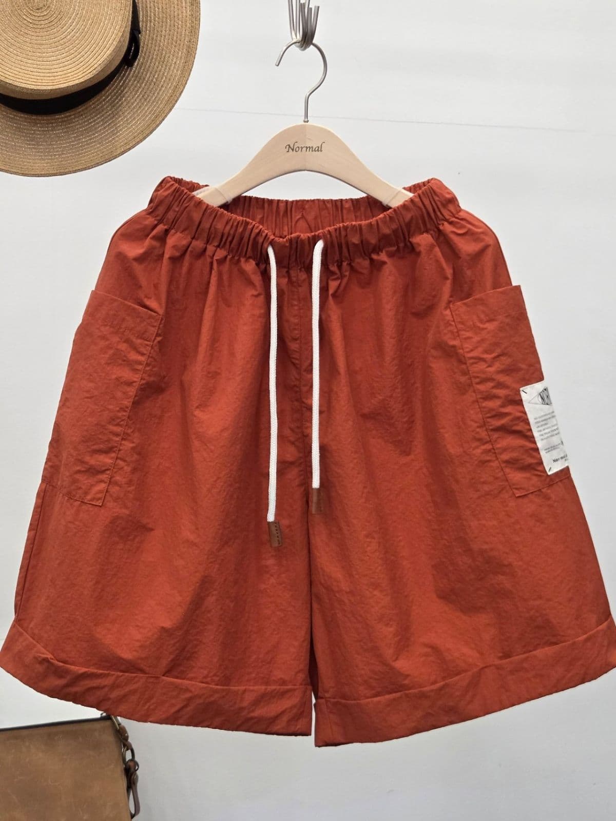 26SS New Arrival) Vintage Cargo Shorts Free Size (77 Fit) Crisp Washed Summer Pants Normal - 이미지 7