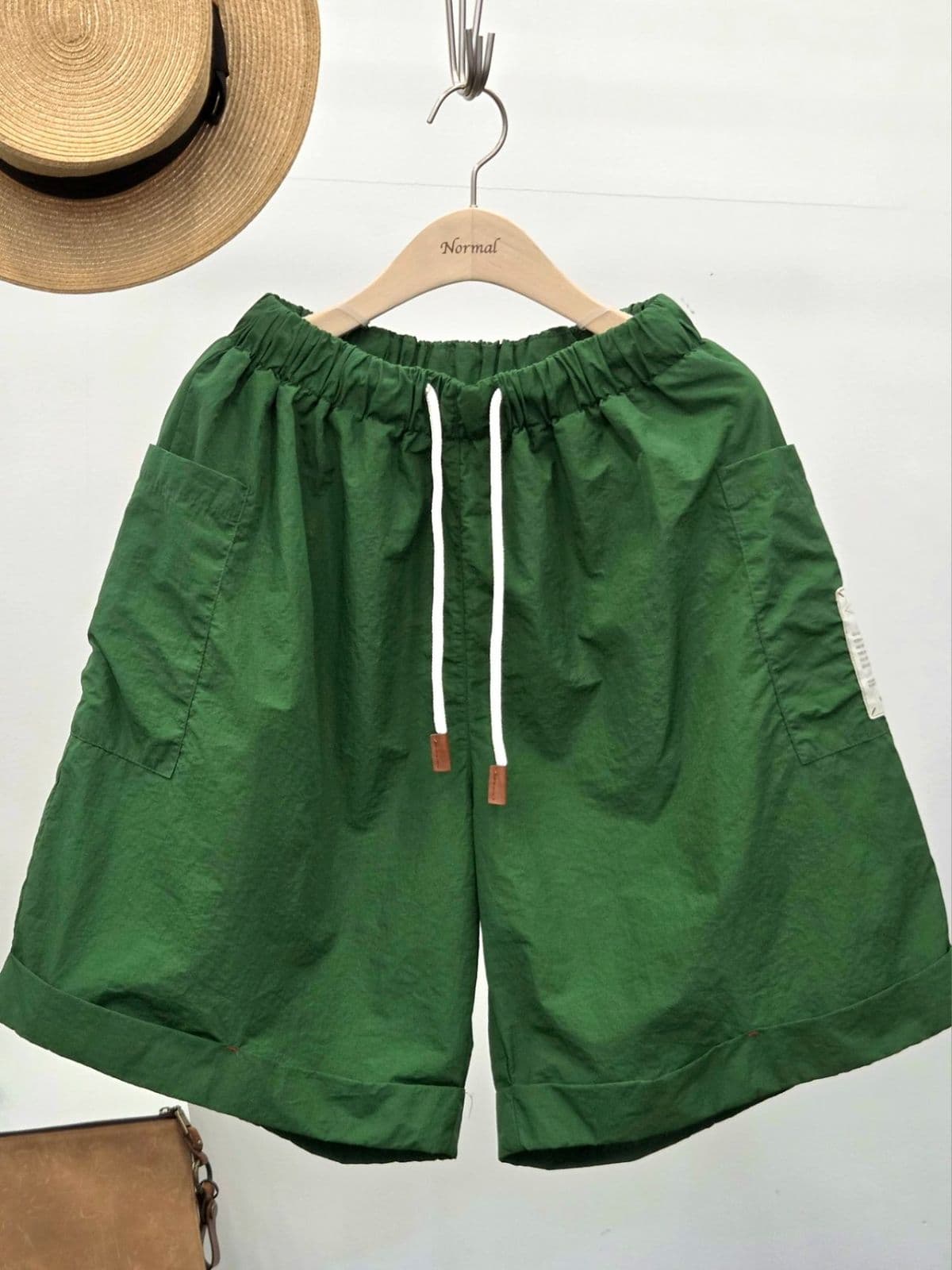 26SS New Arrival) Vintage Cargo Shorts Free Size (77 Fit) Crisp Washed Summer Pants Normal - 이미지 8