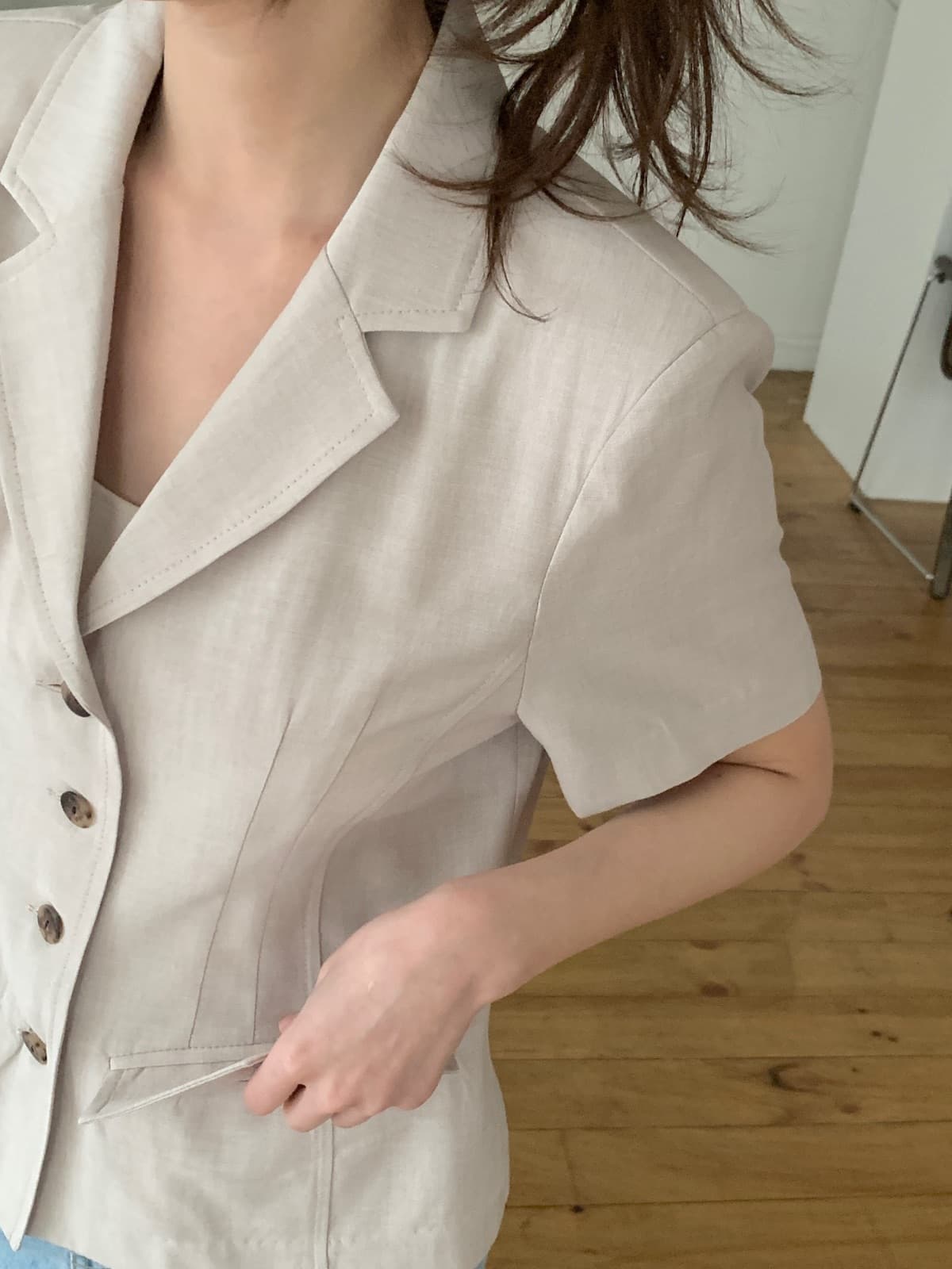 Summer New Arrival) SJ Linen Jacket (In-house Production, Domestic Made, Korean Fabric, Linen Jacket, Casual Item) - 이미지 6