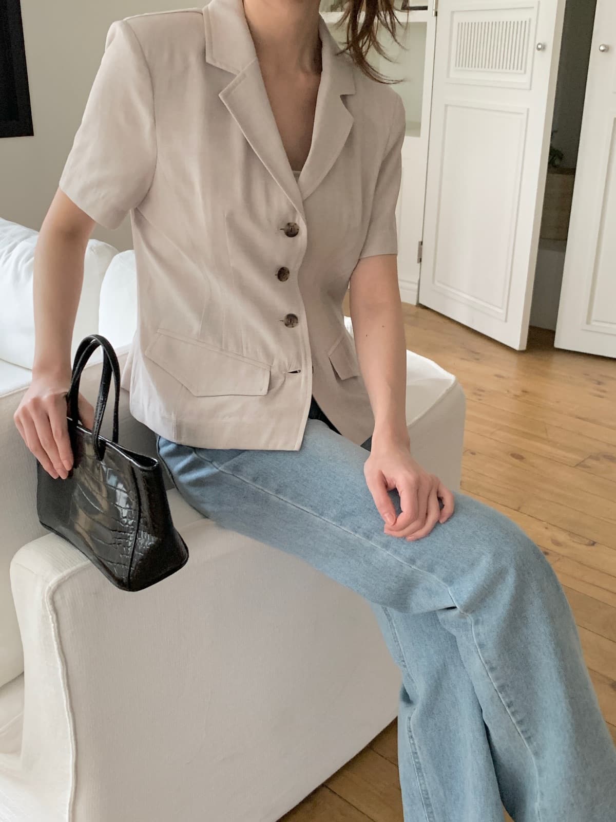 Summer New Arrival) SJ Linen Jacket (In-house Production, Domestic Made, Korean Fabric, Linen Jacket, Casual Item) - 이미지 7