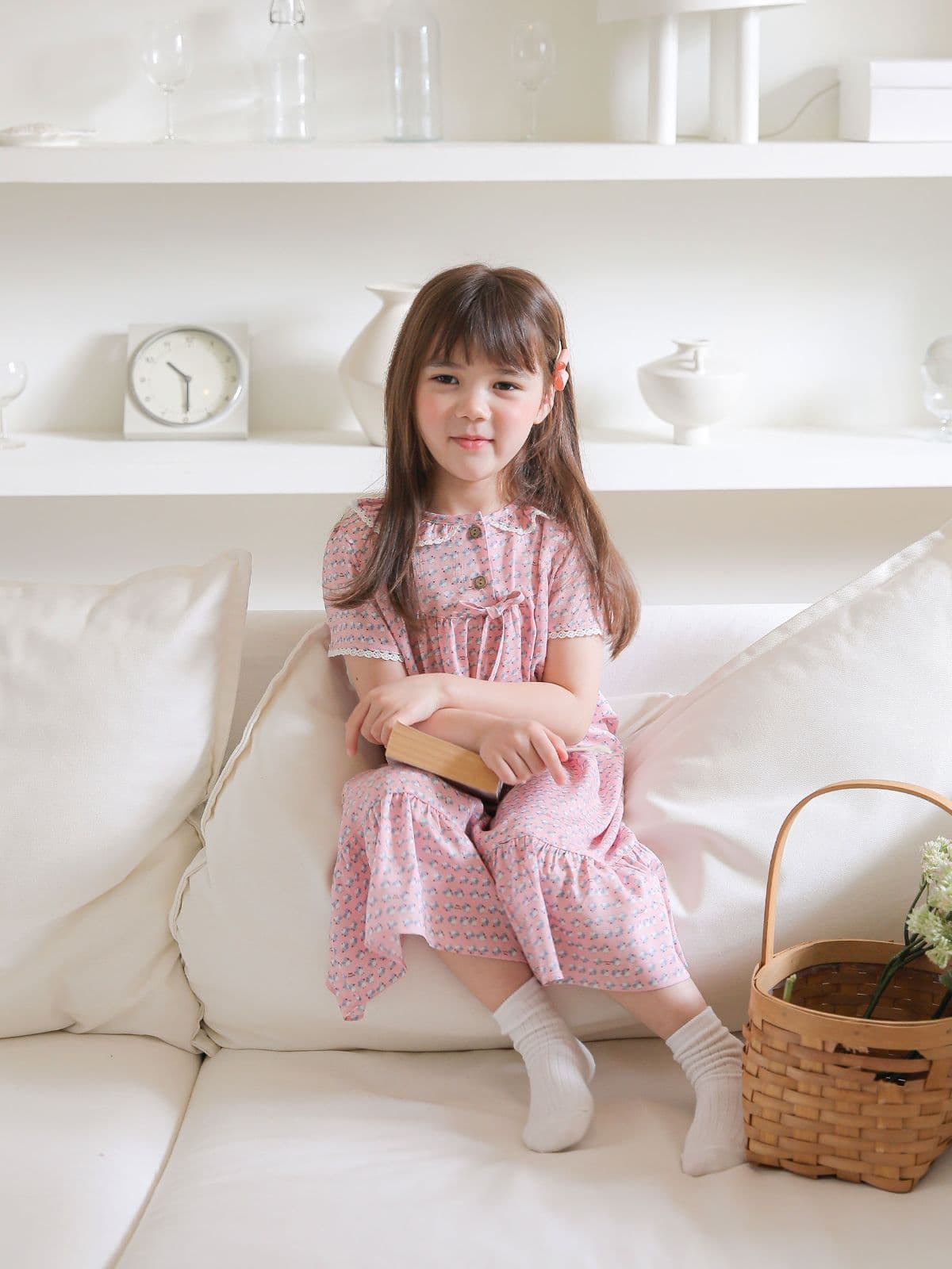 (Solo)(Bungbung-i D) Domestically Produced Girls' Rayon Kids One-piece Pajamas - 이미지 3