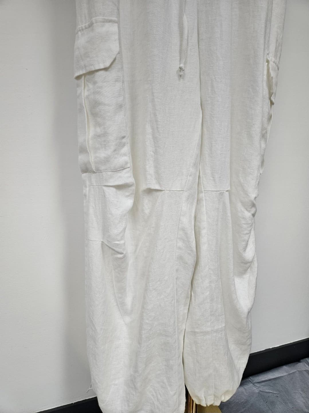 Washed linen cargo pants - 이미지 10
