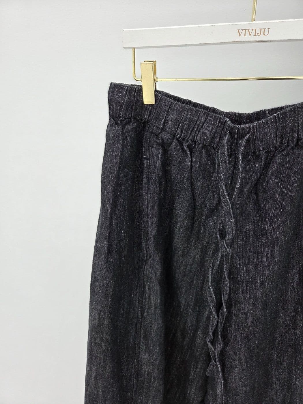 (Ultra-Limited Crazy Sale) Flowing Light Daily Cotton-Linen Blend Washed Pants - 이미지 11