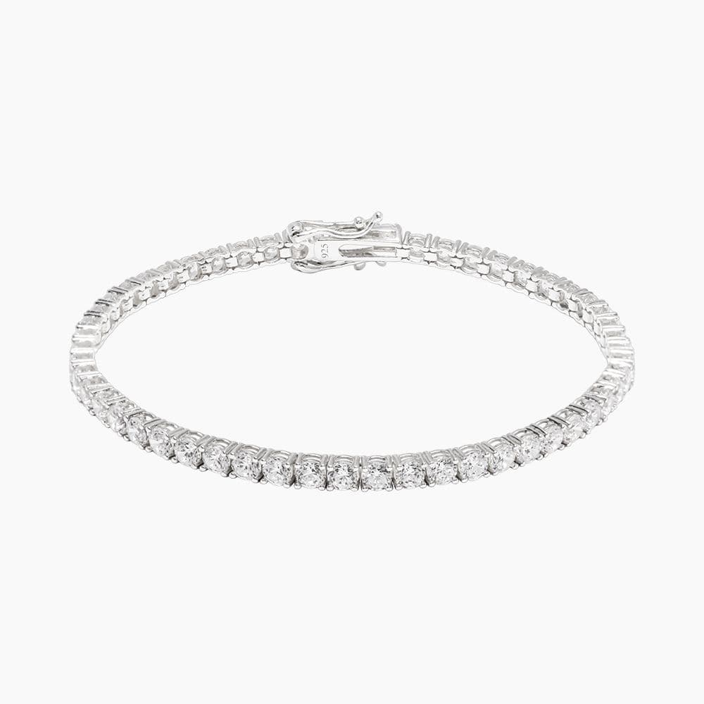 Silver tennis bracelet - 이미지 1