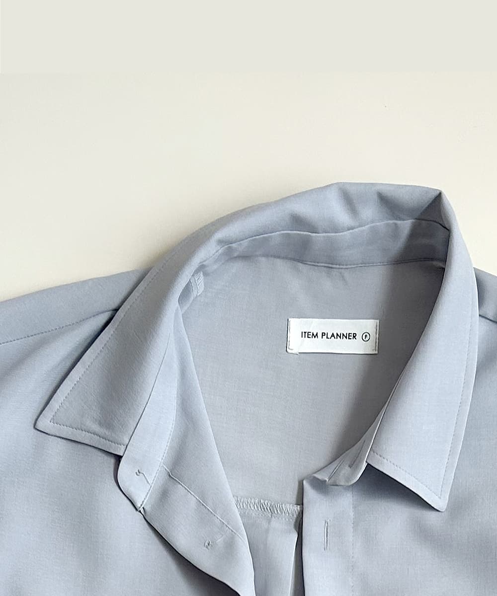 In-house Production_Cropped Linen Shirt (New Summer Arrival_Special Feature_Loose Fit_Daily) - 이미지 5