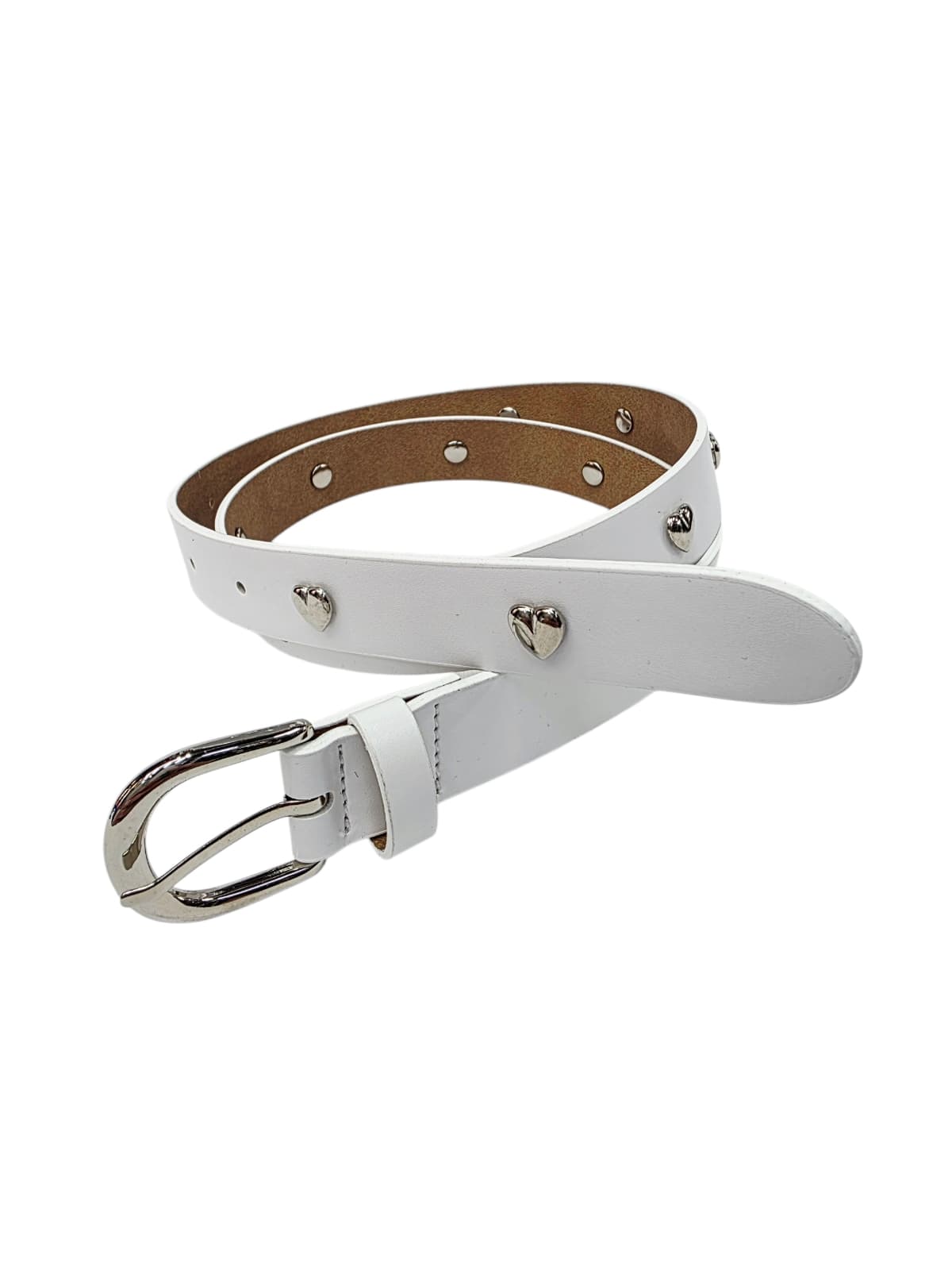 25mm Heart Stud Belt Turtle Belt Exclusive Design Belt - 이미지 4