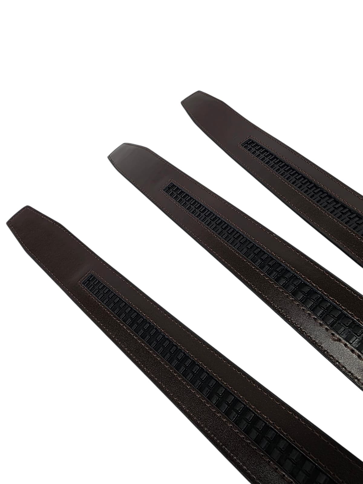 35mm Matte Men's Suit Automatic Slide Leather Belt - 이미지 11