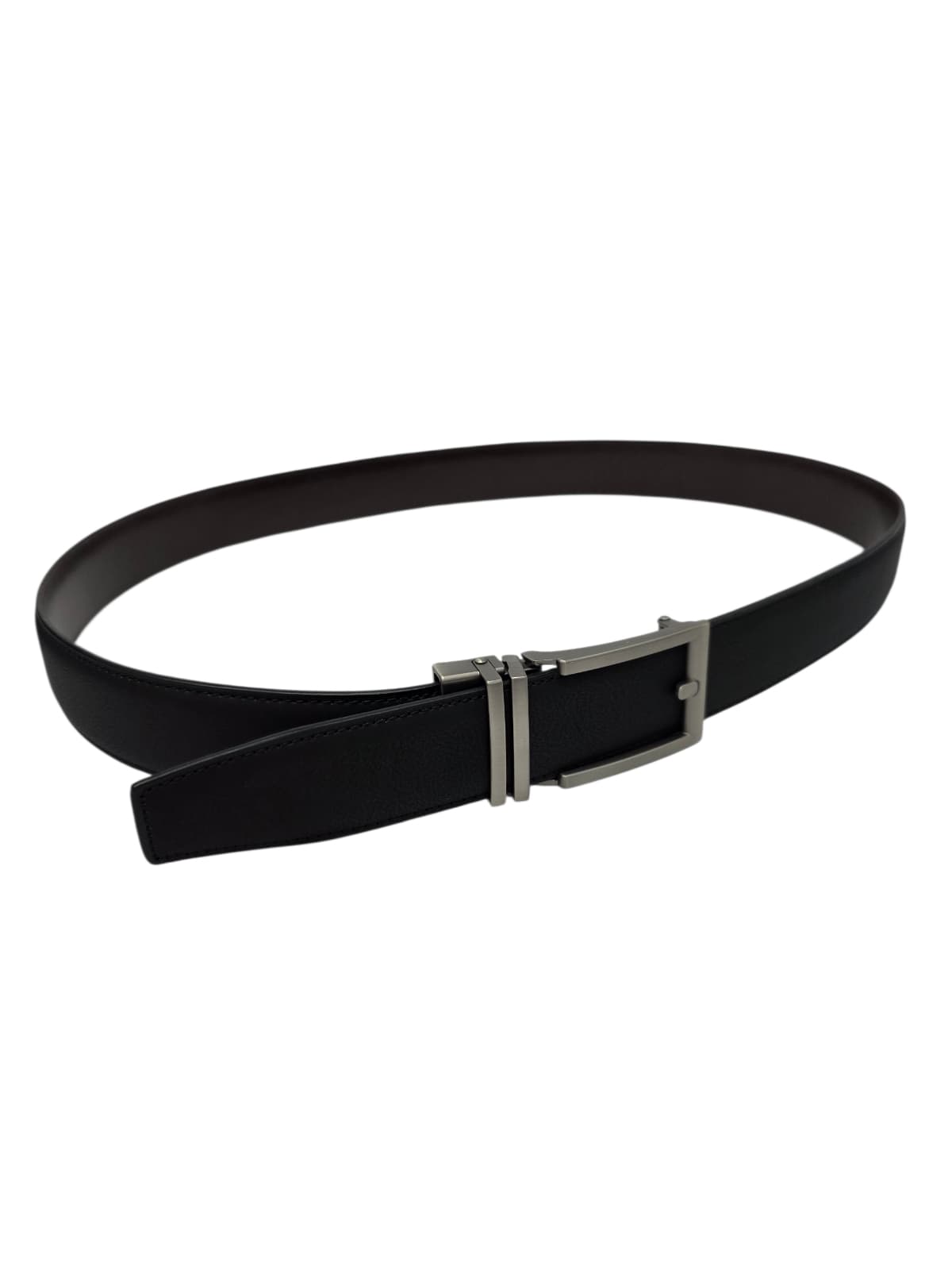 35mm Matte Men's Suit Automatic Slide Leather Belt - 이미지 7