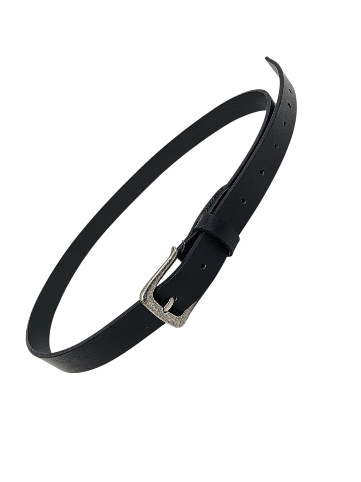 23mm Vintage Full Grain Leather Simple Belt - 이미지 8
