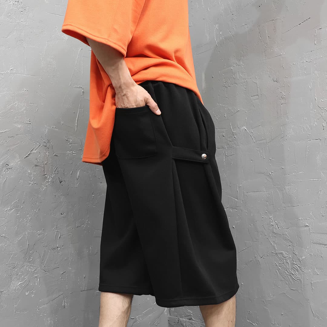 Mini Happo Side Snap Shorts - 이미지 7