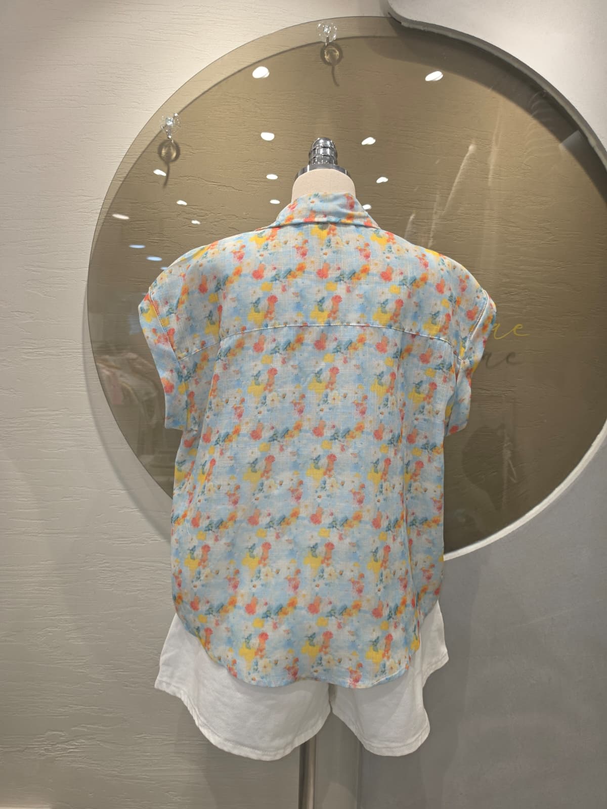 Linen pocket flower shirt - 이미지 10