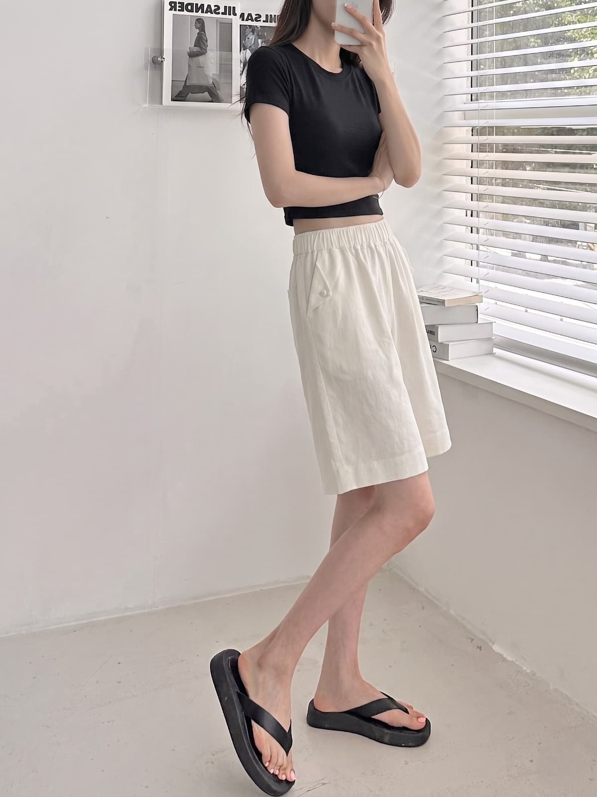 Nine Half Pants Summer Shorts - 이미지 9