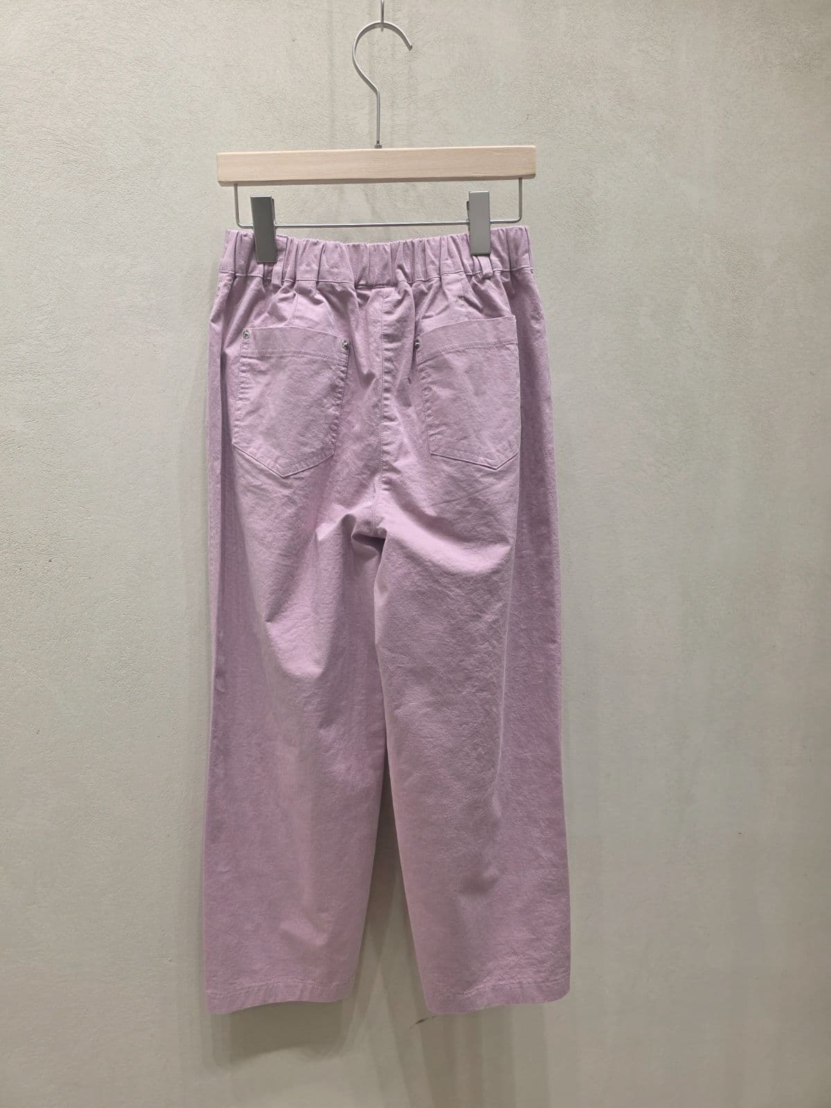 Semi-curved washed cotton pants - 이미지 18
