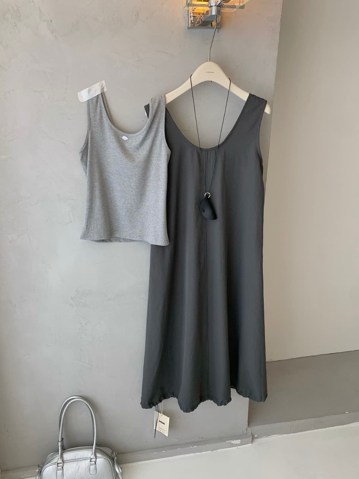 Rio Sleeveless Dress Two-Piece Set - 이미지 6