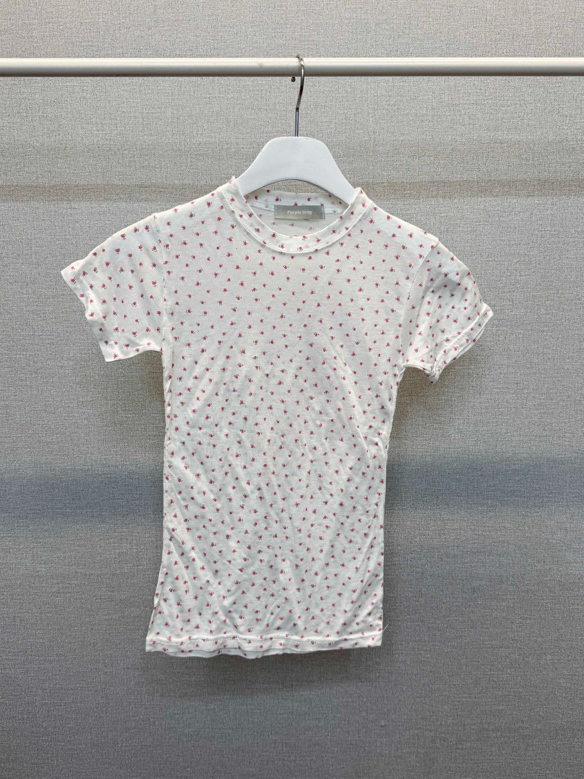Tencel Fabric) Rose Dot Short Sleeve - 이미지 5