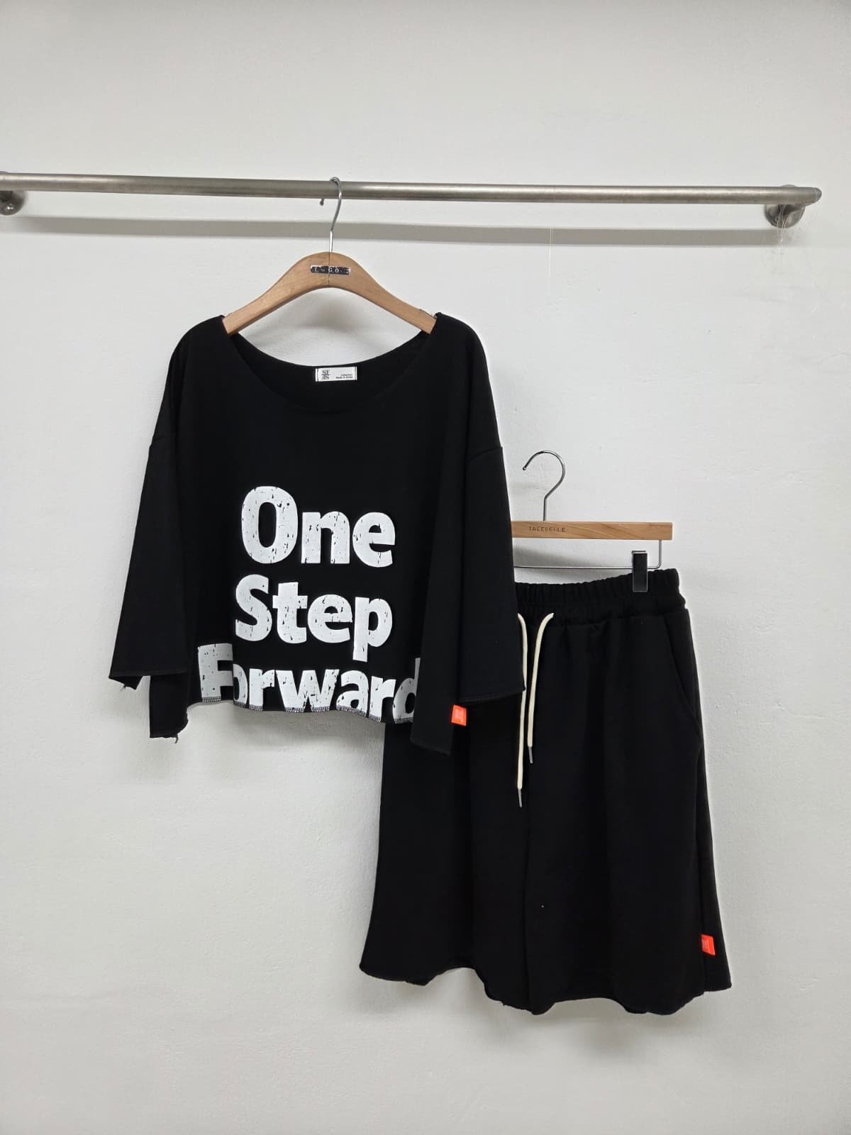 One-Step SET (Short-sleeve set, Shorts set, New Summer Printed Crop) - 이미지 11
